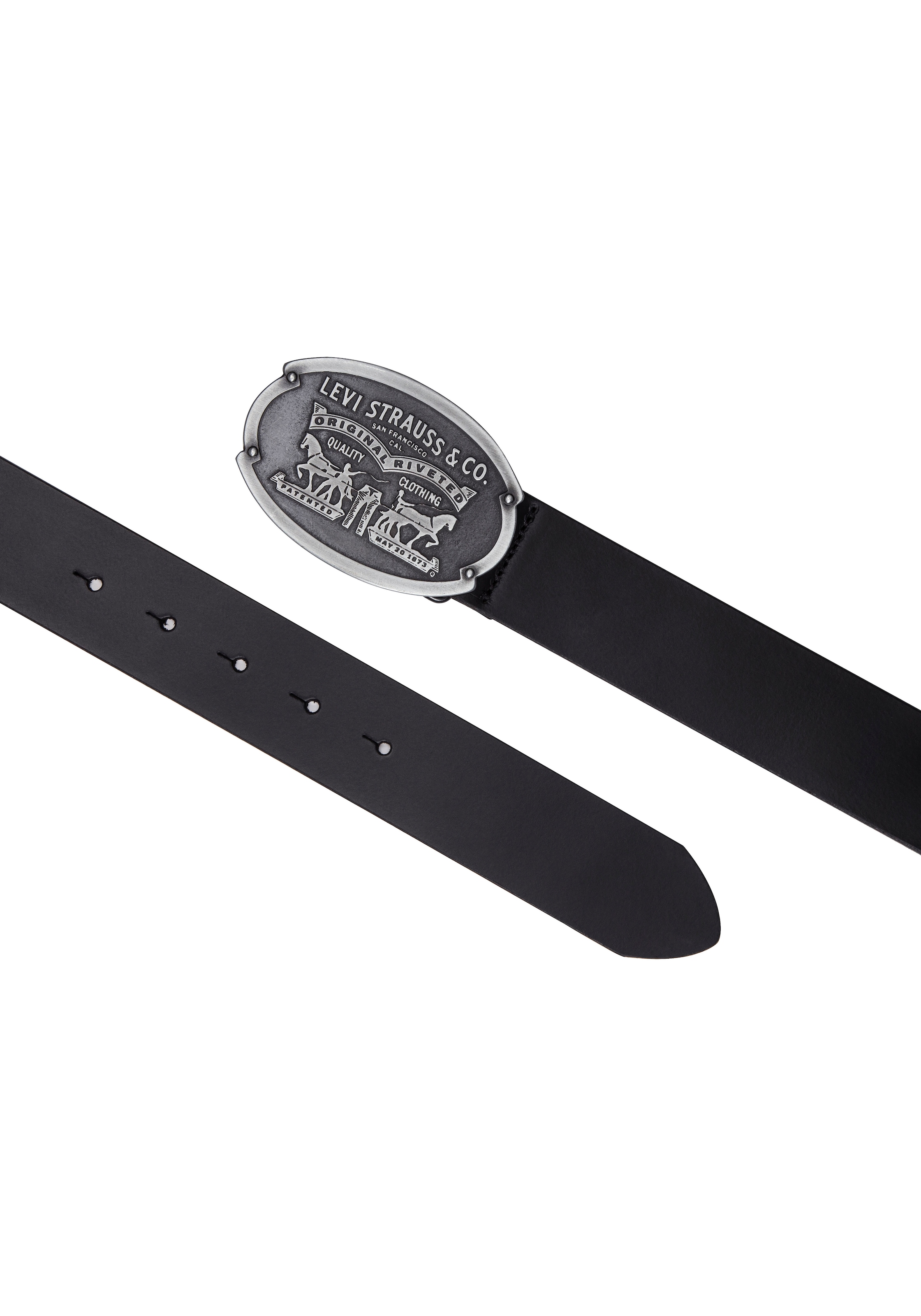 Levis Ledergürtel "Billy Plaque Belt", mit markanter Koppelschließe günstig online kaufen