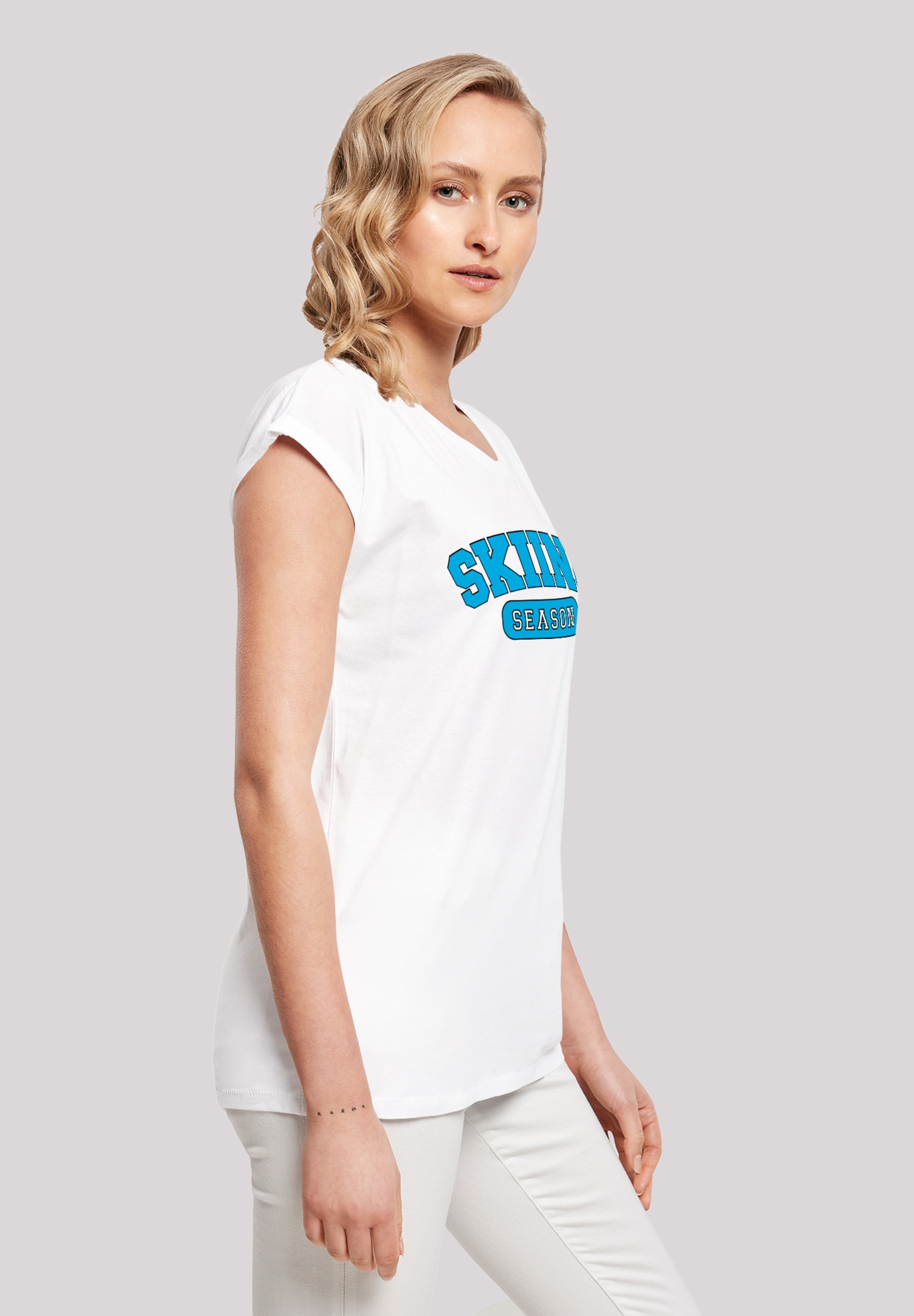 F4NT4STIC T-Shirt »Skiing Season Winter Sport«, Premium Qualität