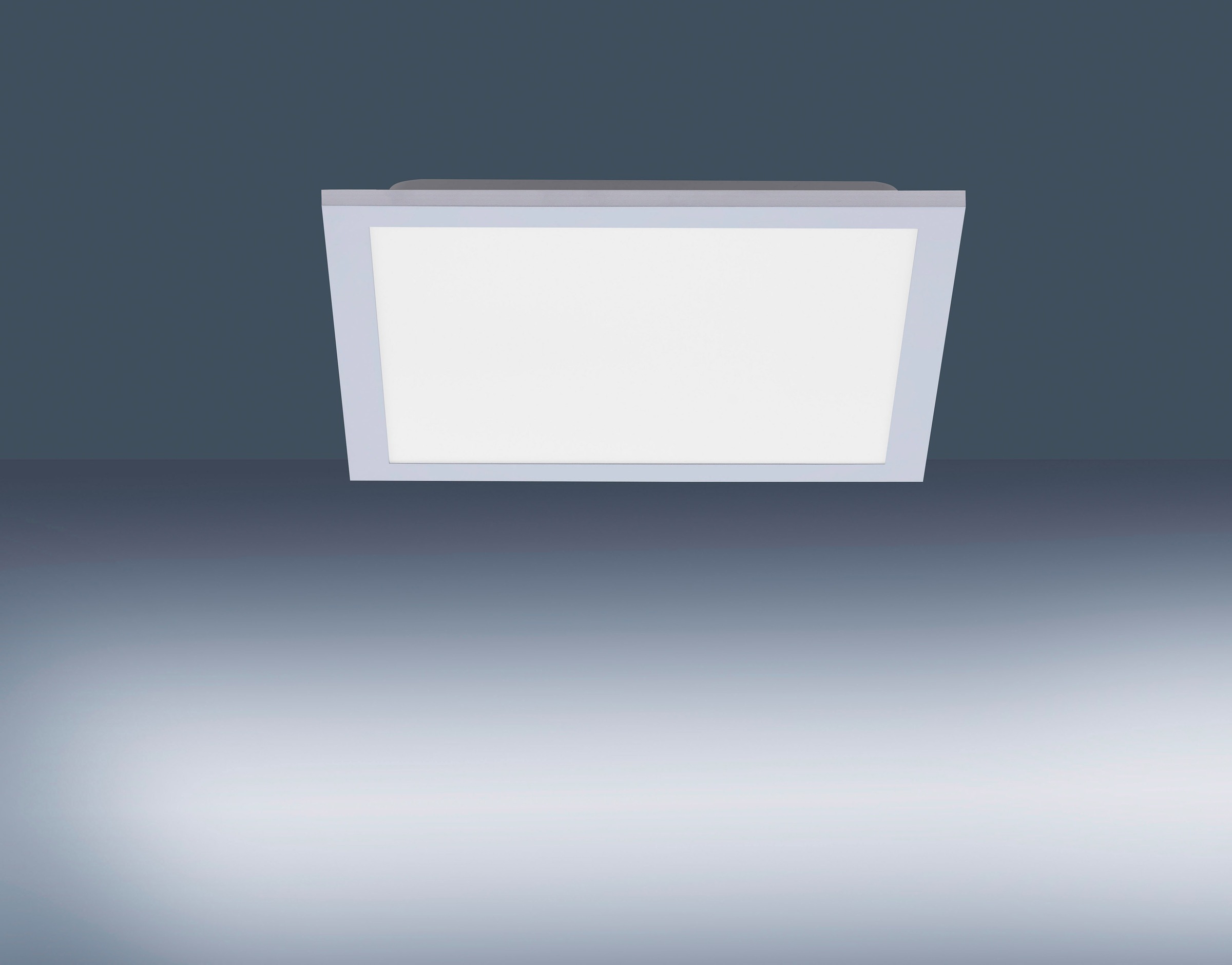 JUST LIGHT LED Panel »FLAT«, 1 flammig-flammig, LED Deckenleuchte, LED Deckenlampe