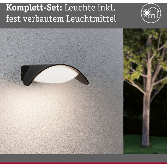 Paulmann LED Außen-Wandleuchte »Outdoor 230V Mesana IP44 anthrazit«, 1  flammig-flammig, IP44 | BAUR