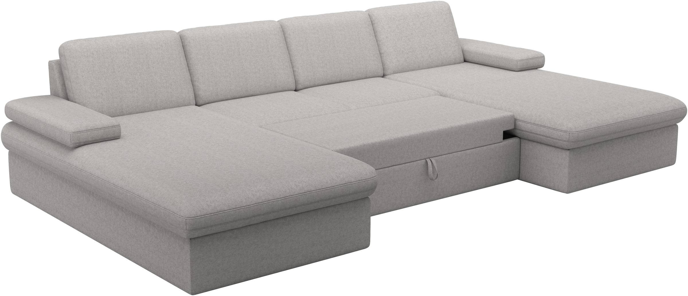 sit&more Wohnlandschaft »Moreno«, mit Armteilverstellung,wahlweise mit Bettfunktion