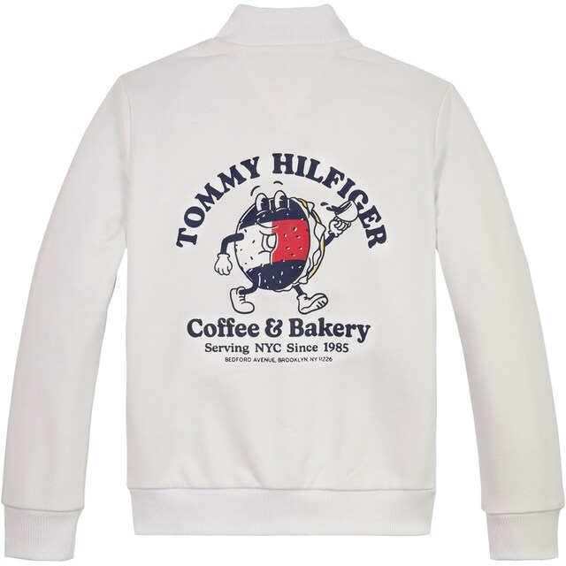 Tommy Hilfiger Sweatshirt »TOMMY BAGELS FULL ZIP SWEATSHIRT«, mit großem  Print auf der Rückseite online kaufen | BAUR