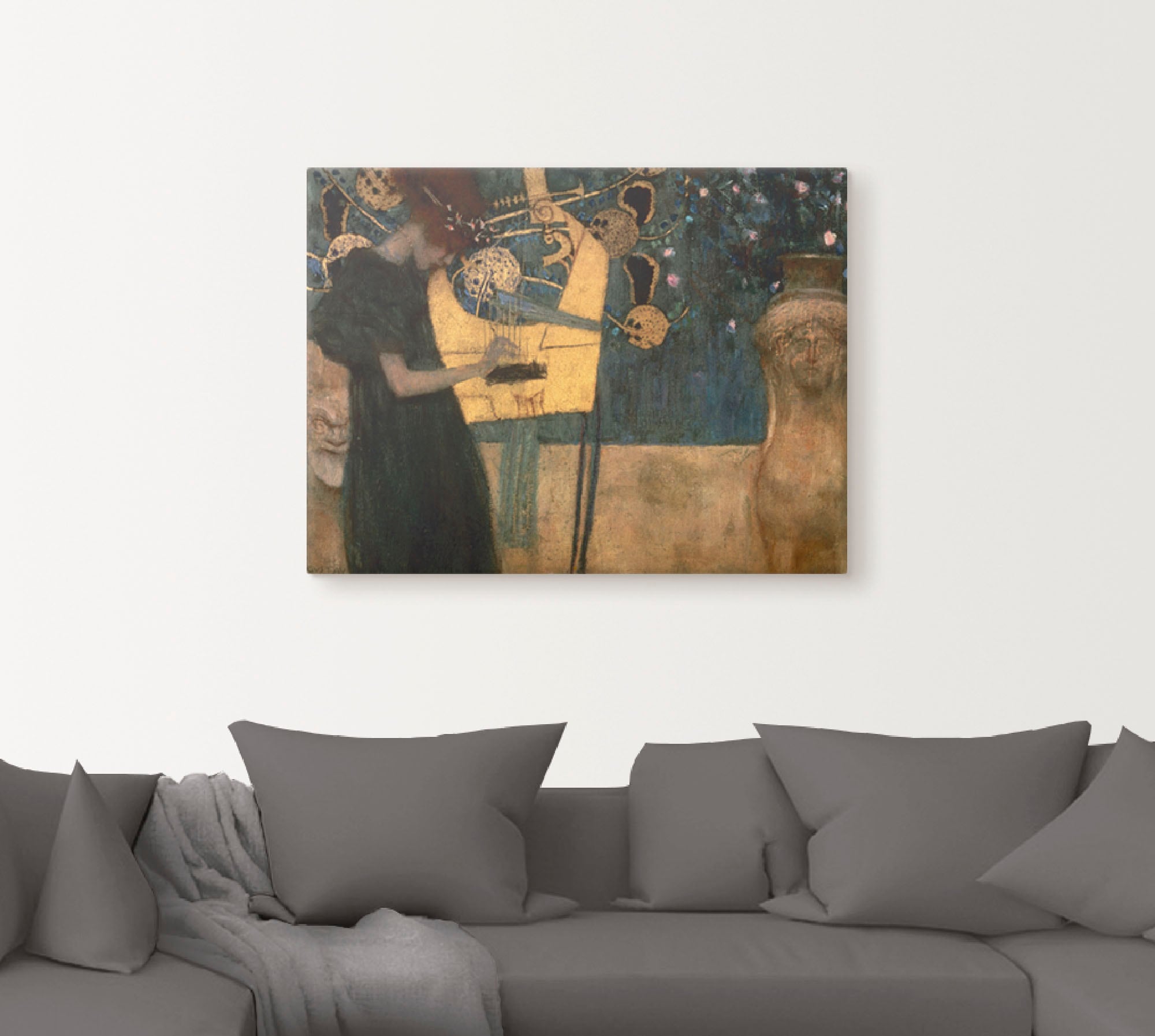 Artland Wandbild »Die Musik. 1895«, Musiker, (1 St.), als Leinwandbild, Poster in verschied. Größen