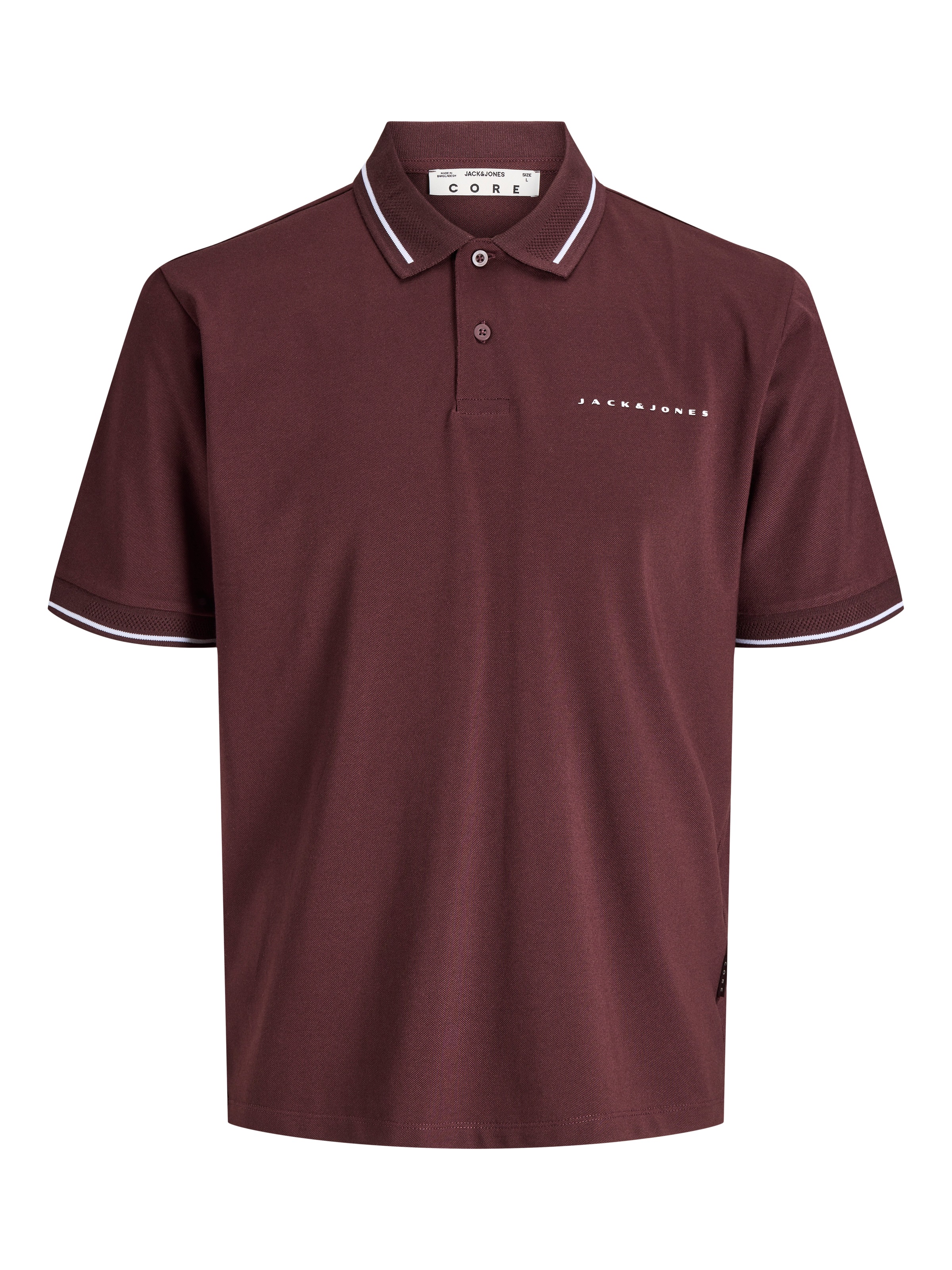 Jack & Jones Poloshirt »JCOFUSION PIQUE MESH COLLAR POLO SS« Baumwollmischung, regular fit