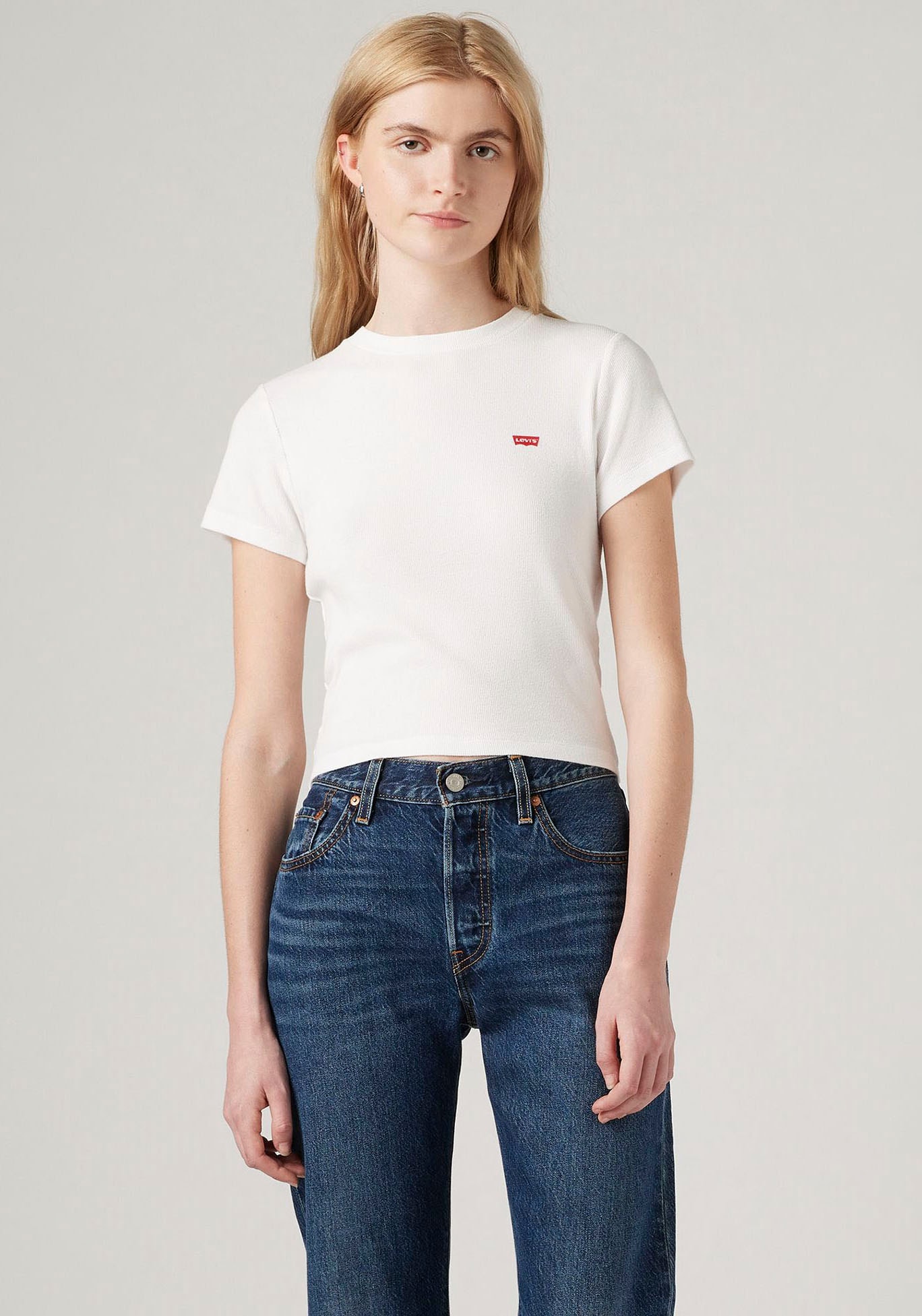 Levis T-Shirt "ESSENTIAL SPORTY", in Feinripp- Qualität günstig online kaufen