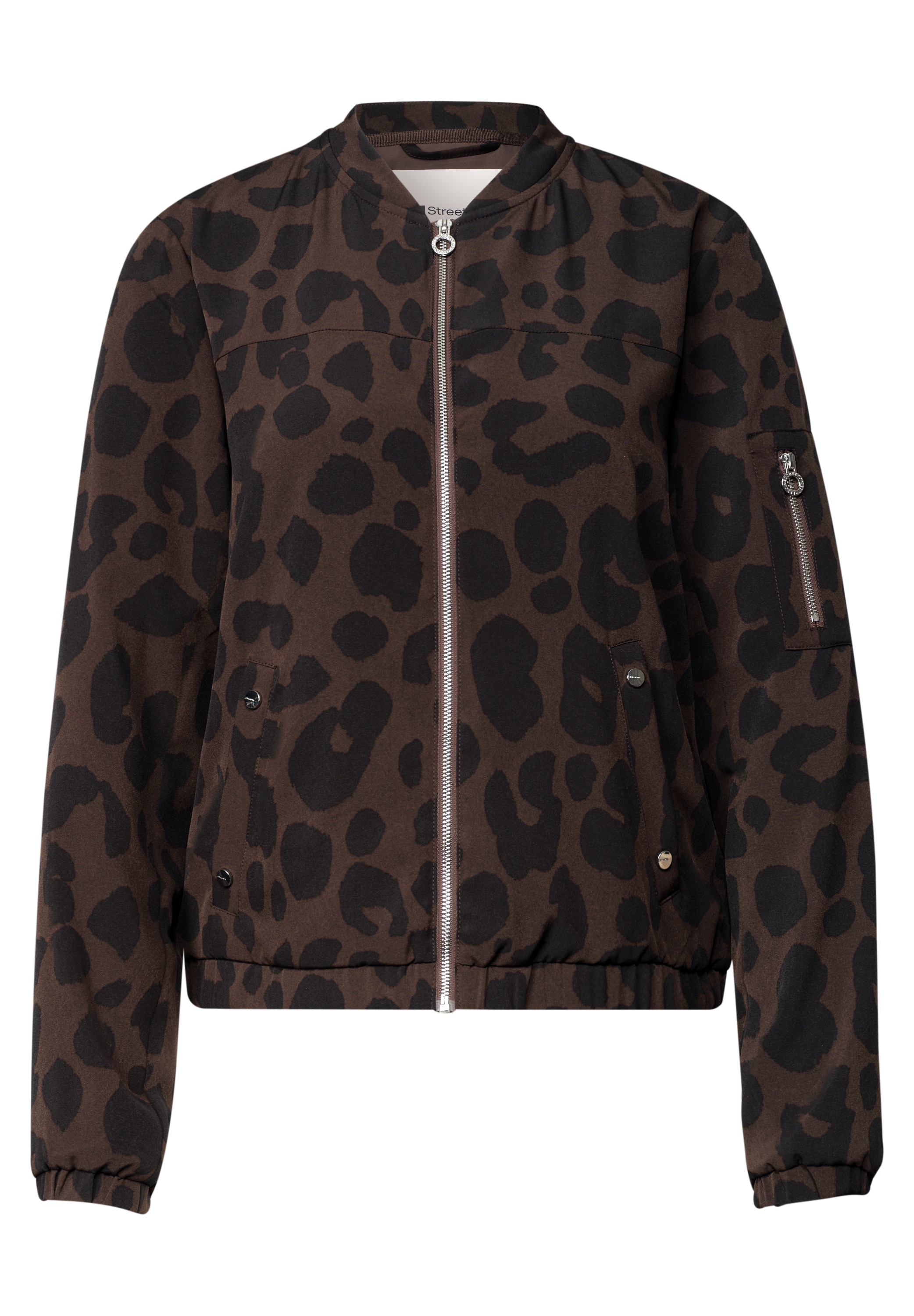 STREET ONE Blouson ohne Kapuze aus softem Materialmix