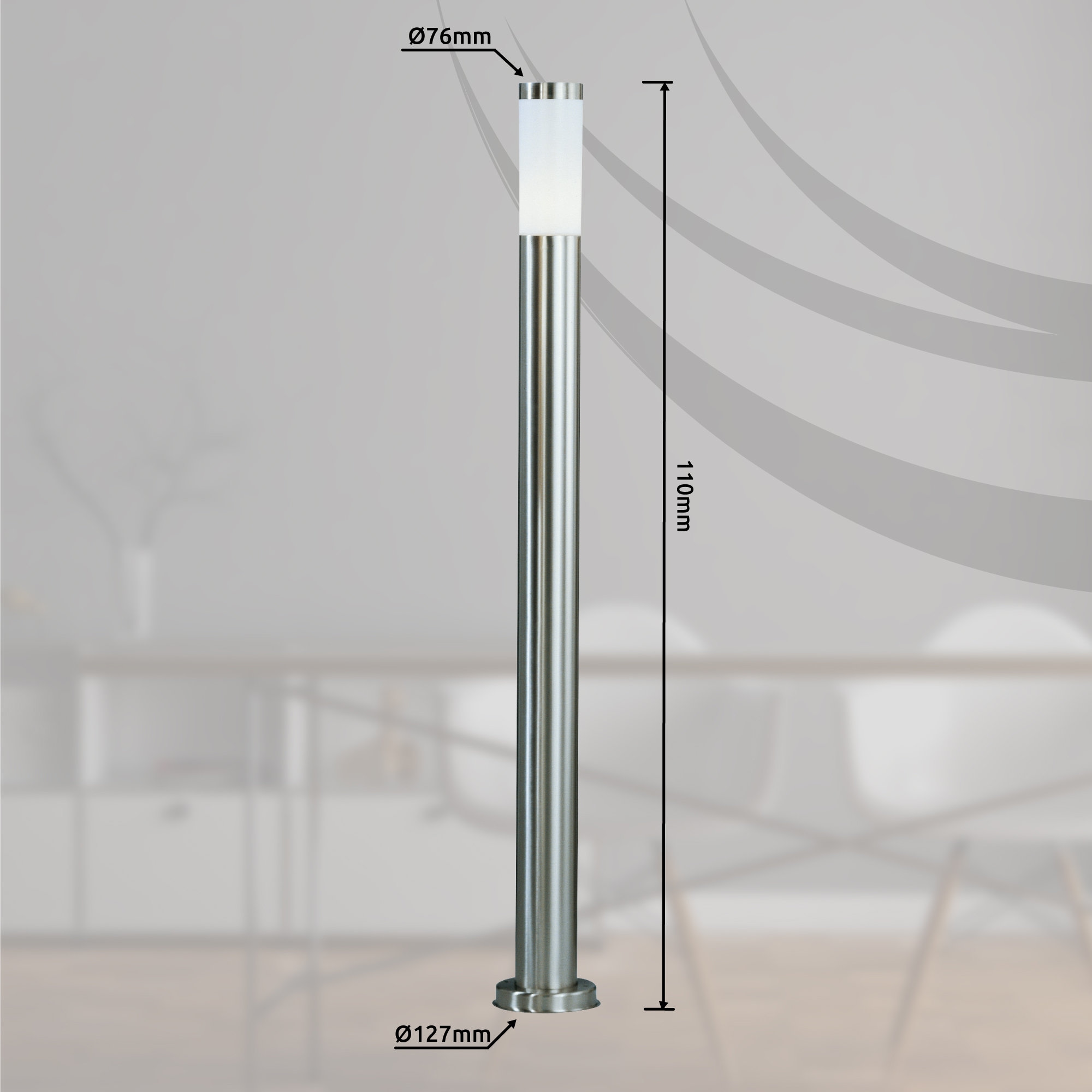 GLOBO LIGHTING Außen-Wandleuchte »BOSTON LED« E27 1 Stk. Warmweiß Außenlampe Haus IP54 Gartenbeleuchtung Terrasse