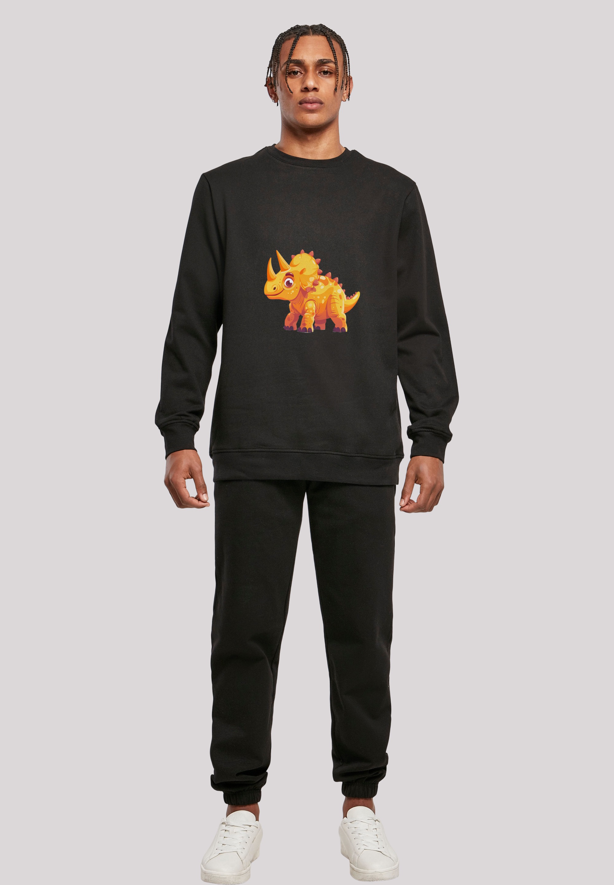 F4NT4STIC Sweatshirt »Süßer Triceratops Dinosaurier«, Premium Qualität