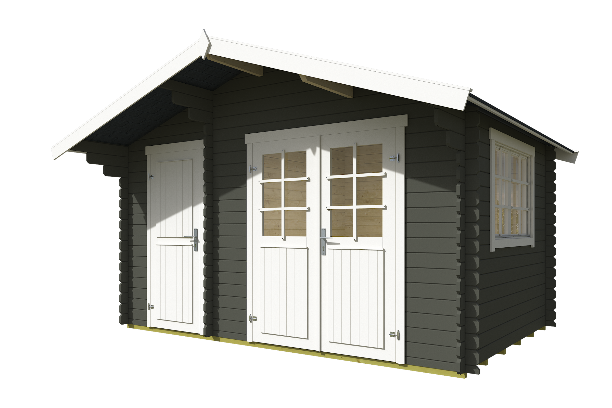 Nordic Holz Gartenhaus "2-Raum Haus Keila 28" günstig online kaufen