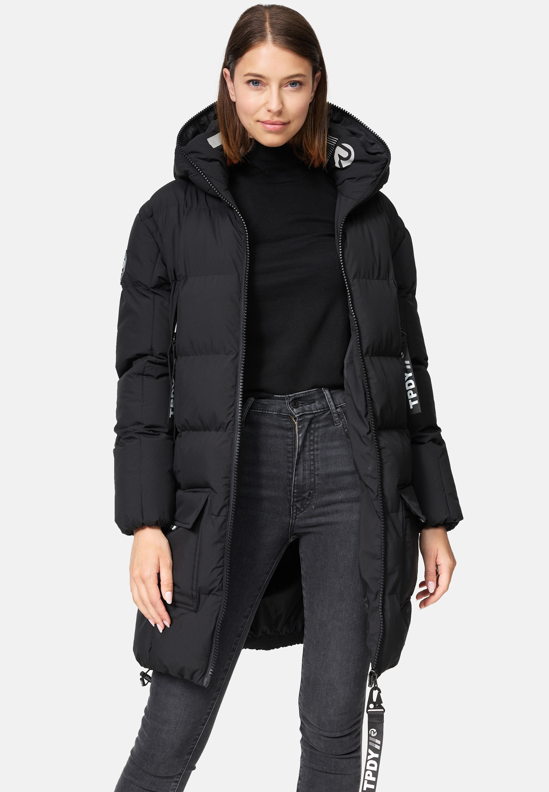 trueprodigy Winterjacke »Willo F Reflektierender Innenkragen« mit Kapuze