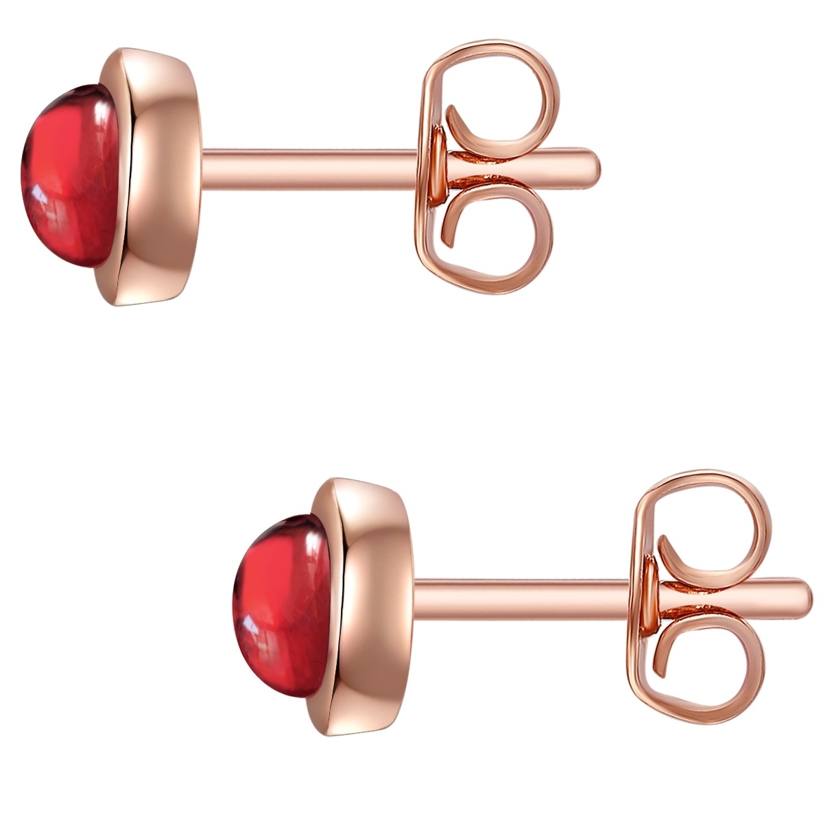 Glanzstücke München Paar Ohrstecker »Set: G831« mit Granat