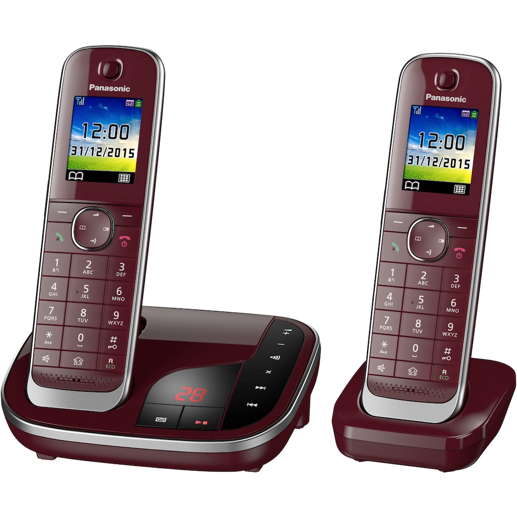 Panasonic Schnurloses DECT-Telefon »KX-TGJ322«, (Mobilteile: 2)