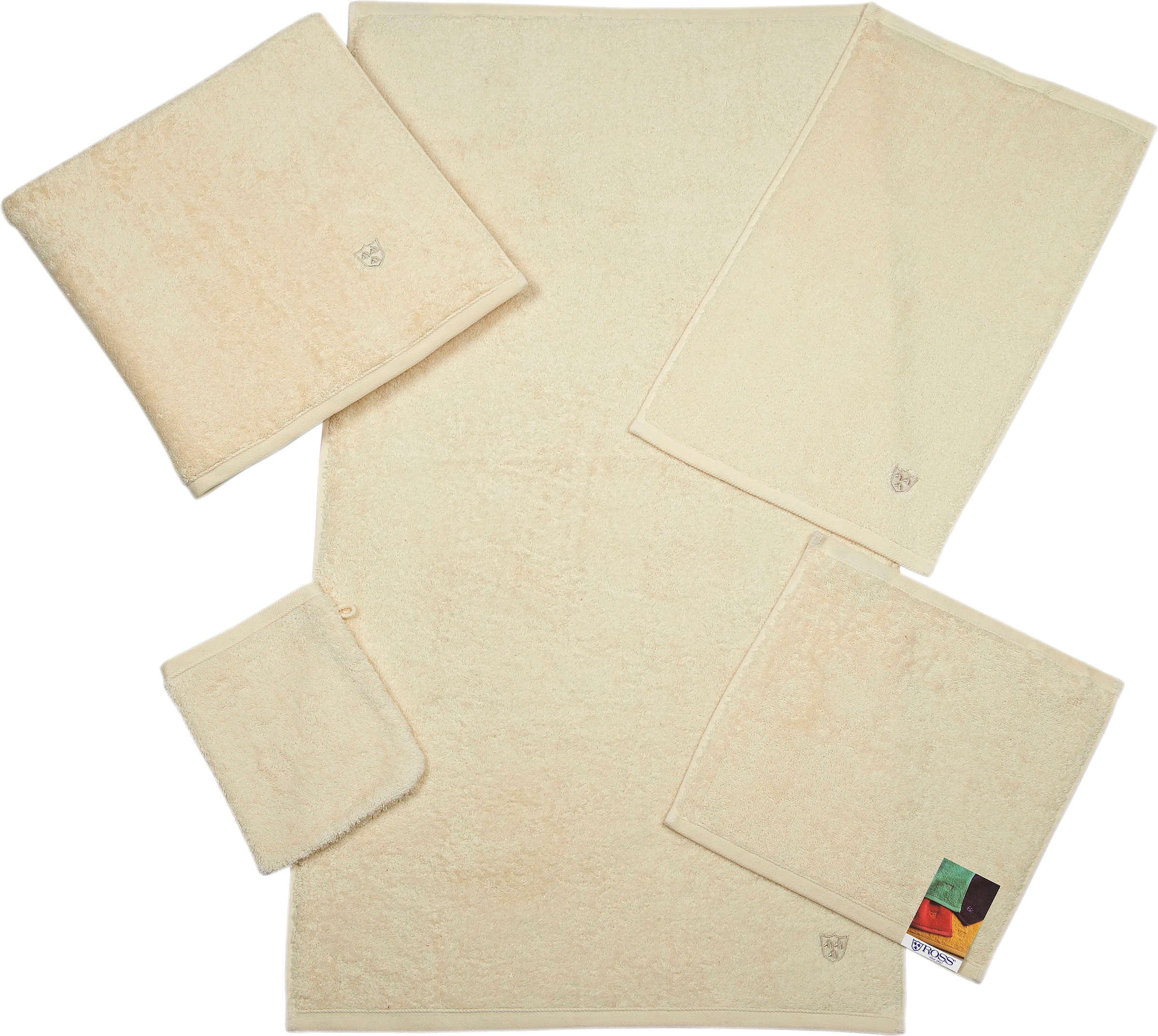 Thumbnail - ROSS Handtücher "Vita" Bestickung ROSS-Emblem