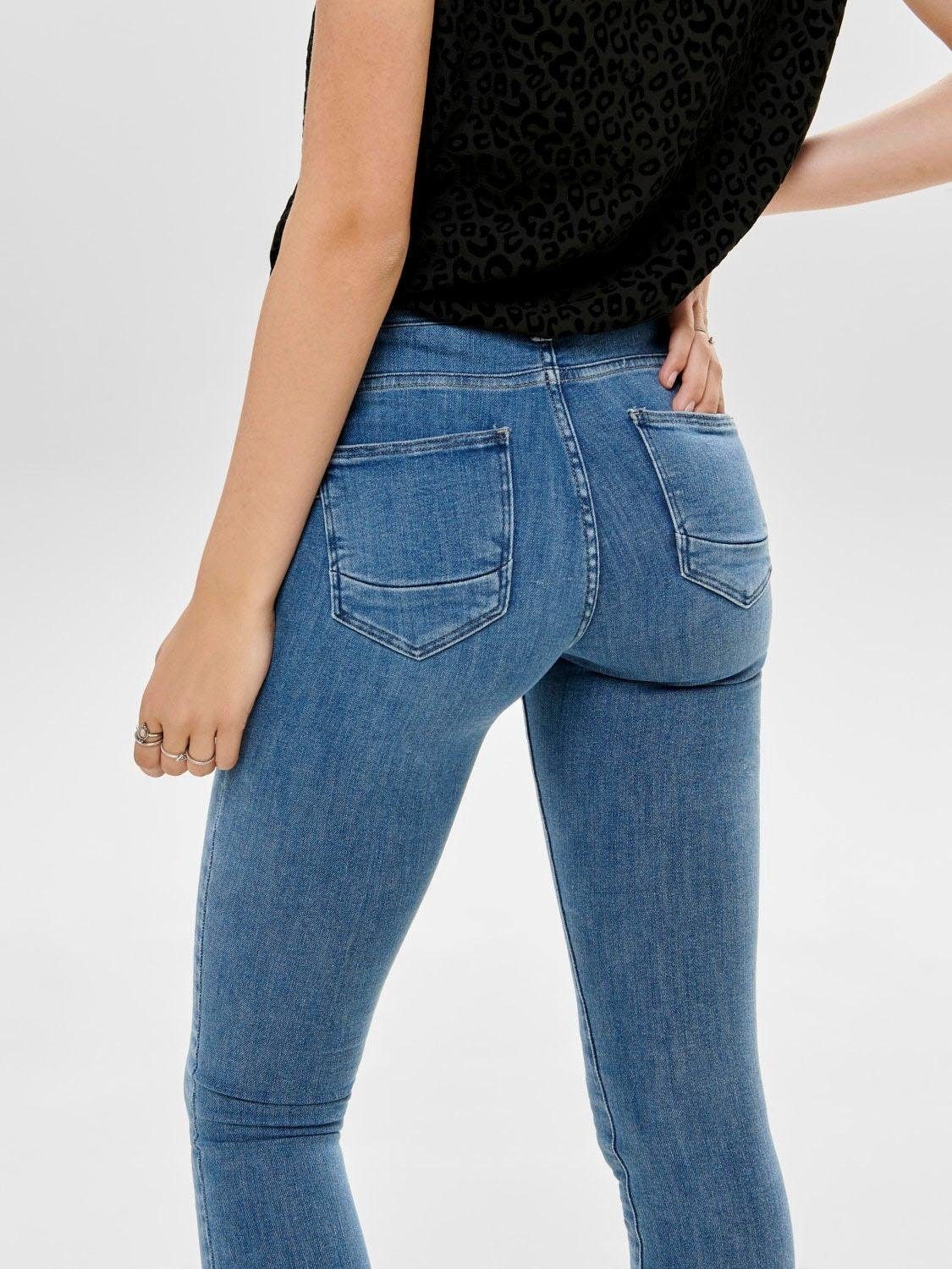 Thumbnail - ONLY Skinny-fit-Jeans "ONLPOWER – Skinny-Jeans mit Push-up-Effekt und High Waist", skinny fit, modisch, Denim, Baumwollm...