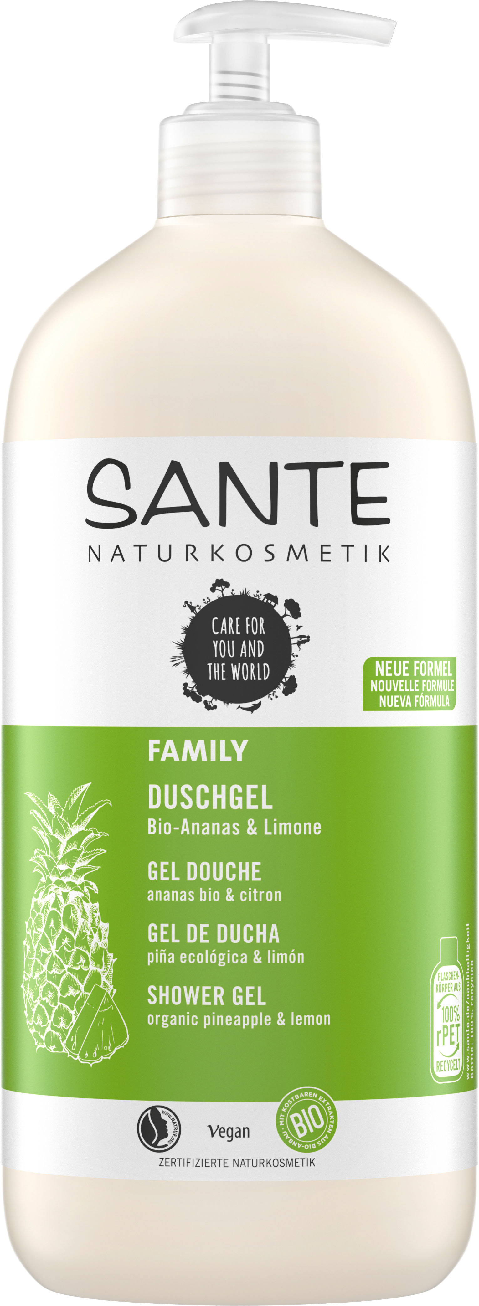 Duschgel »Sante Duschgel Bio-Ananas & Limone«
