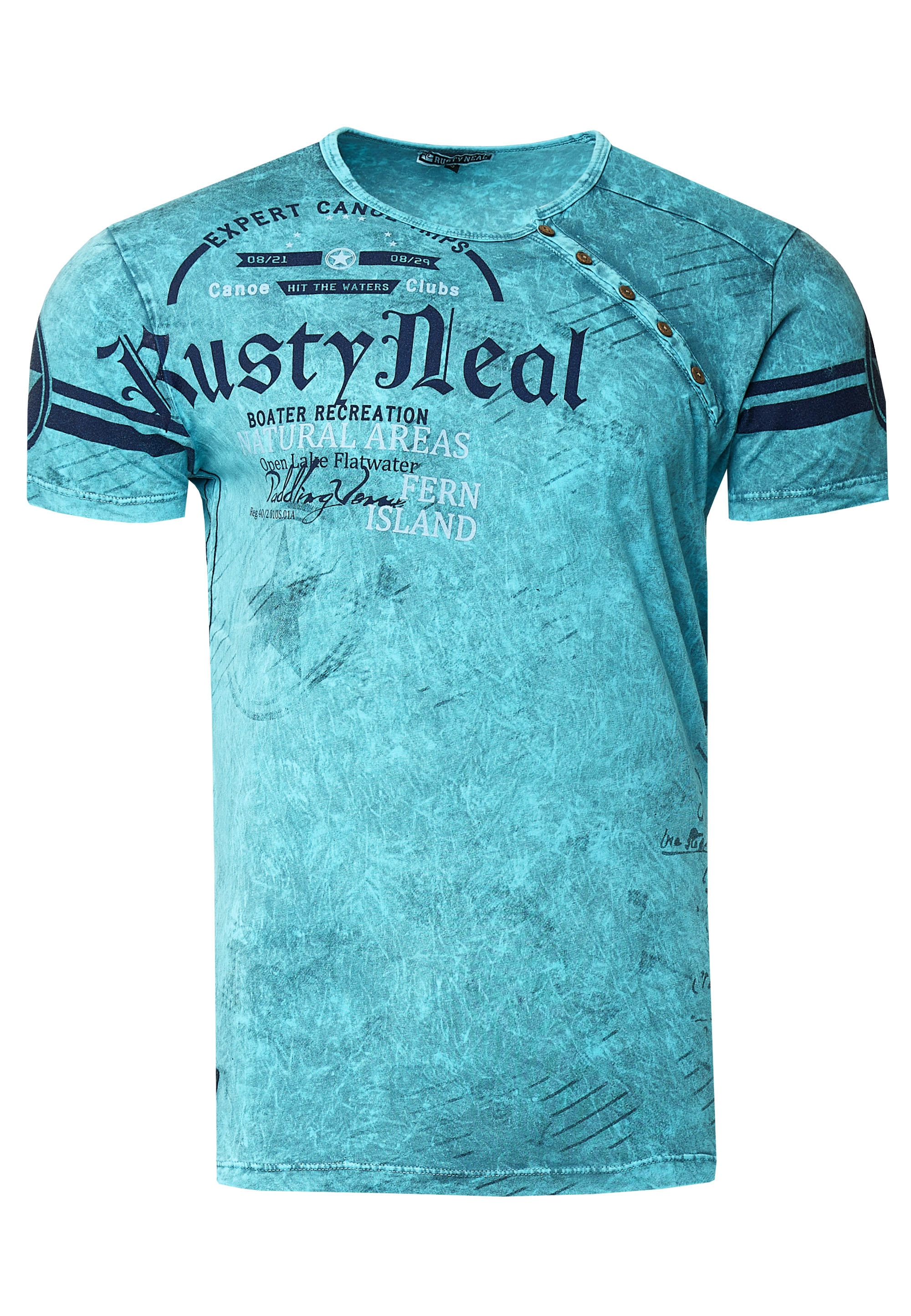 Rusty Neal T-Shirt, mit coolem Logo-Print