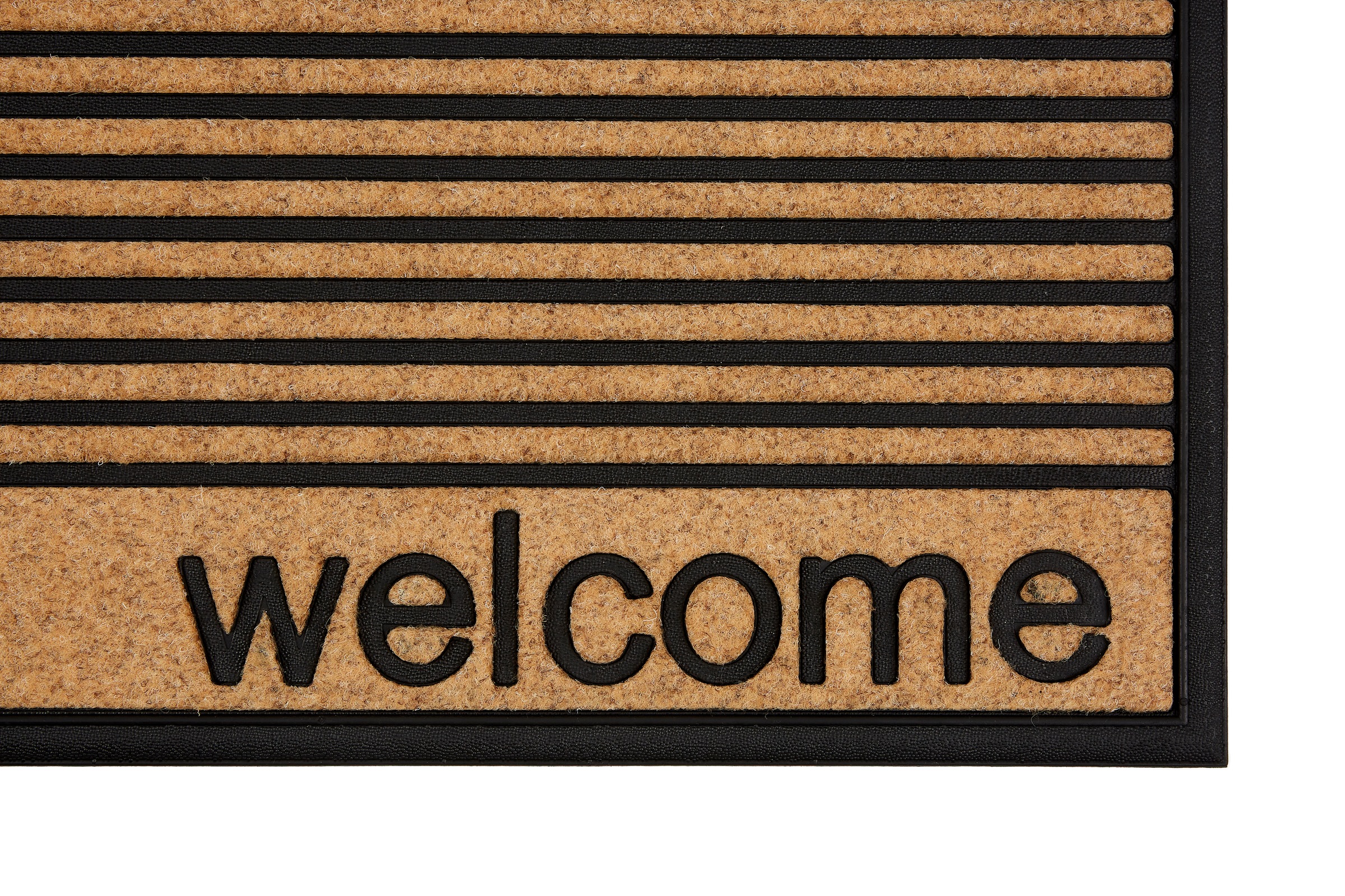 Fußmatte ASTRA "Border Graphic", beige (natur), B:45cm H:8mm L:75cm, Gummi, Kunstfaser, Teppiche, Fußmatte, Türmatte, Schmutzfangmatte, rutschfest, In und Outdoor 6