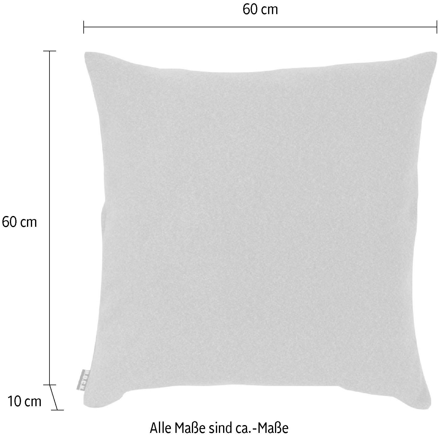 H.O.C.K. Dekokissen »Livigno« mit Wollhaptik, Kissenhülle mit Füllung, 1 Stück