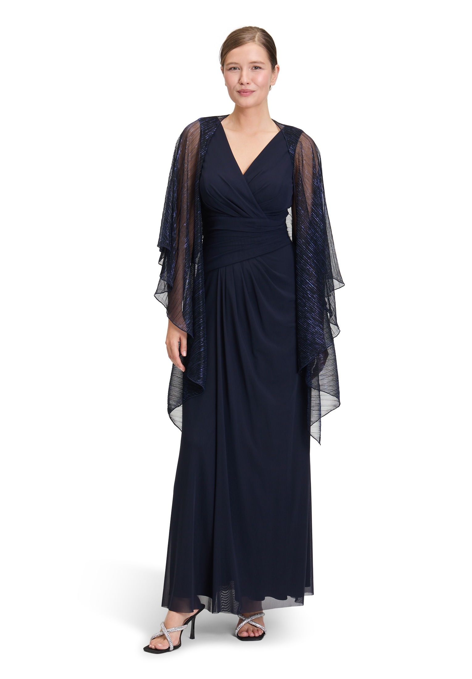 Vera Mont Multifunktionstuch »Vera Mont Cape im Glitzer-Look«