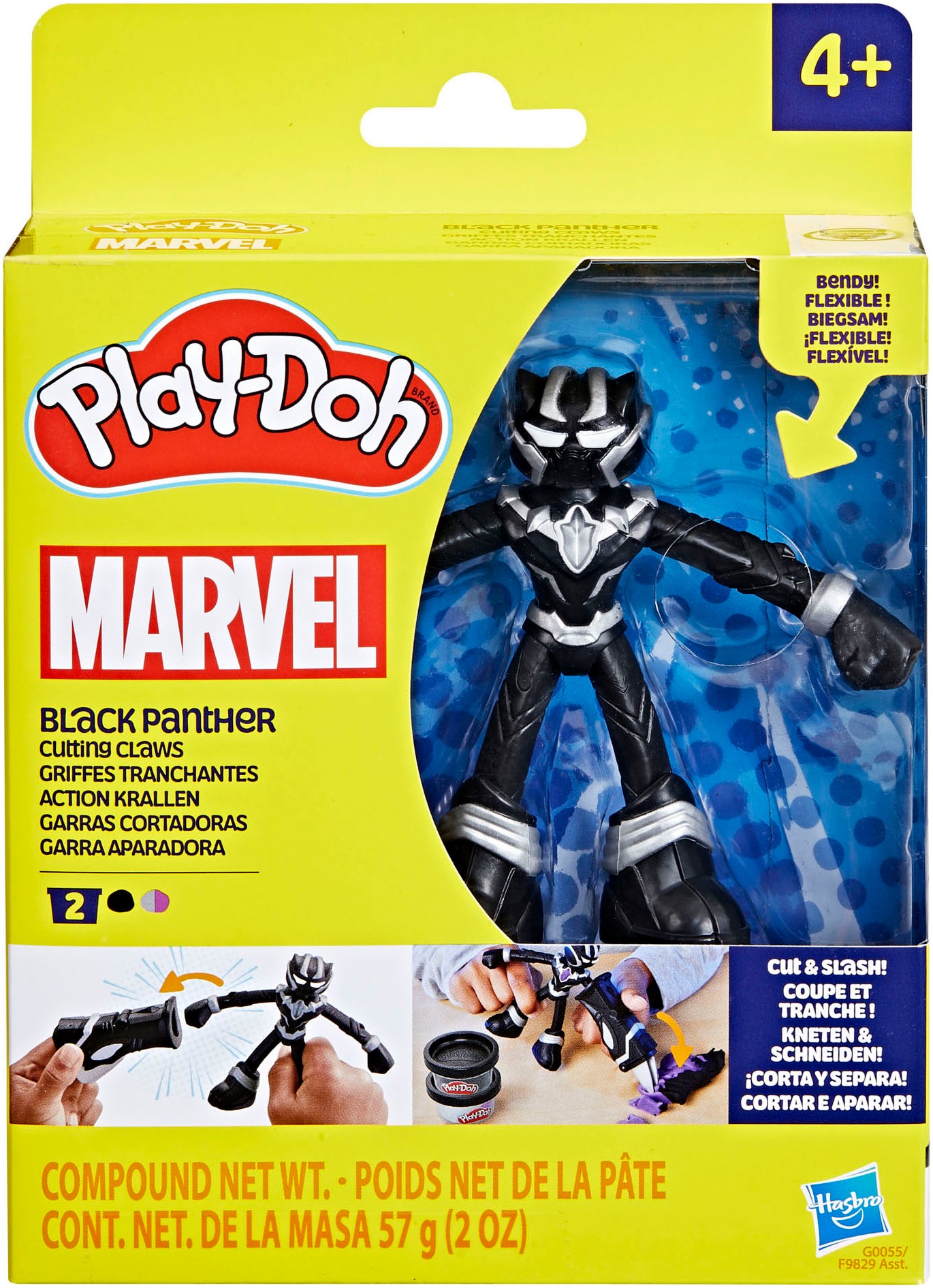 Hasbro Knete »Play-Doh, Marvel Black Panther Action Krallen«