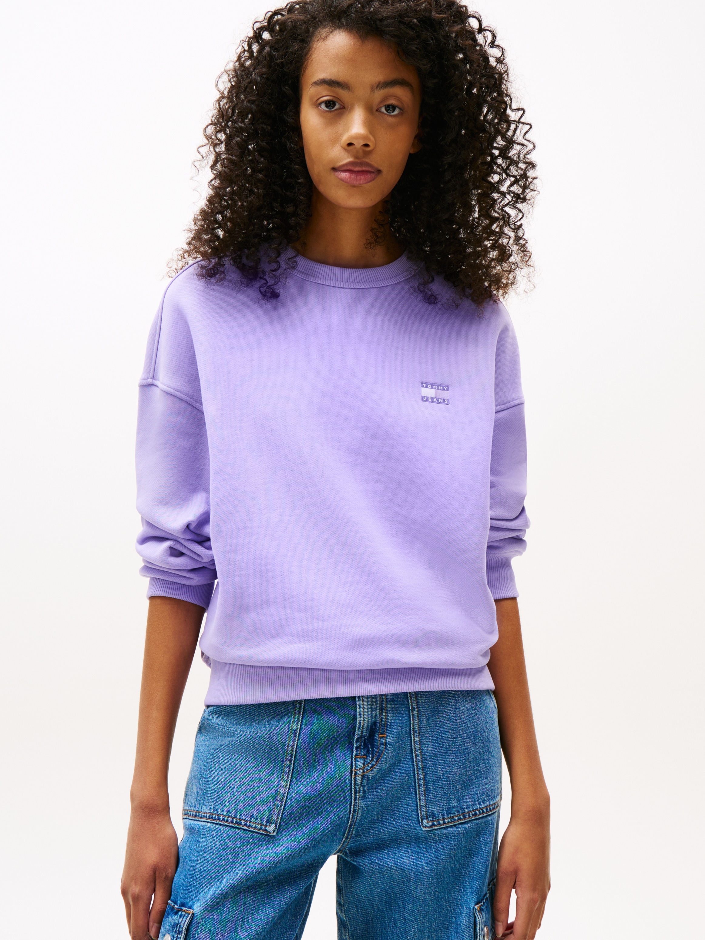 Tommy Jeans Sweatshirt "TJW BXY BADGE CREW", mit Logo-Badge günstig online kaufen