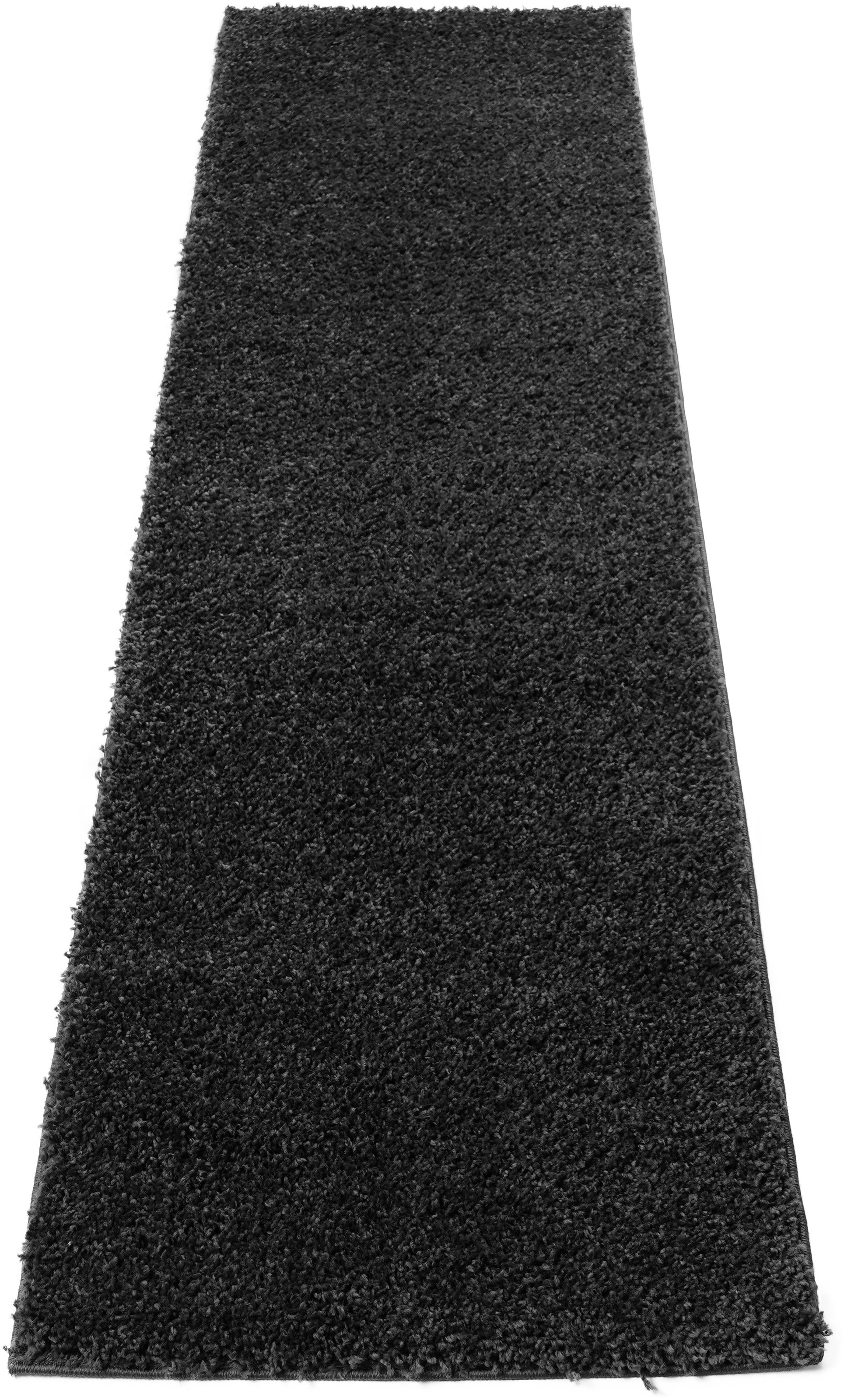 Hochflor-Teppich OTTO HOME "Viva Shaggy, in Standard- und Premium-Qualität, 30 mm oder 45 mm Höhe" Gr. 11, grau, B:67cm H:45mm L:230cm, Kunstfaser, Teppiche, Uni Farben, einfarbig, besonders weich und kuschelig, Kundenliebling 3
