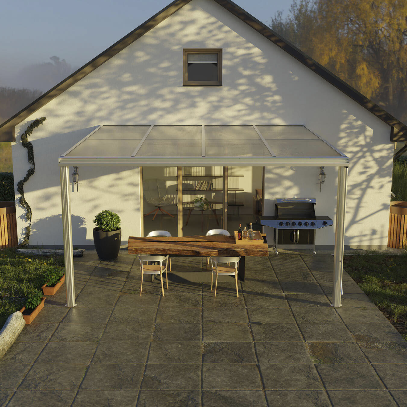 Thumbnail - Beckmann Terrassendach "Exklusiv Gr. 6"