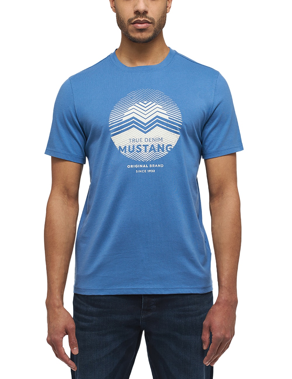 MUSTANG Kurzarmshirt »T-Shirt« ▷ BAUR für 