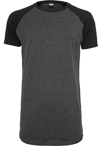 T-Shirt »Urban Classics Herren Shaped Raglan Long Tee«, (1 tlg.)