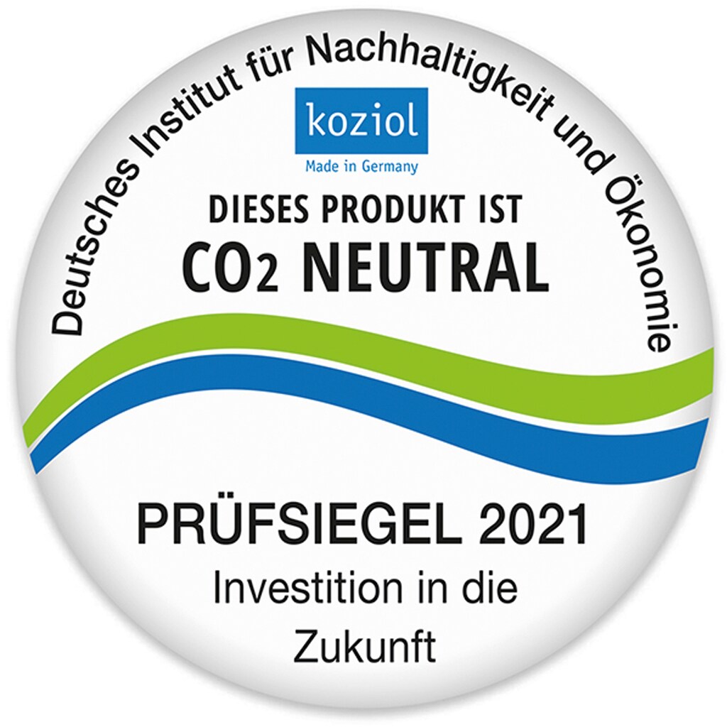 KOZIOL Becher »CONNECT CUP S MONSTERA STRIPES«, (Set, 4 tlg.), biozirkulär,recycelbar,melaminfrei,spülmaschinengeeignet,190ml