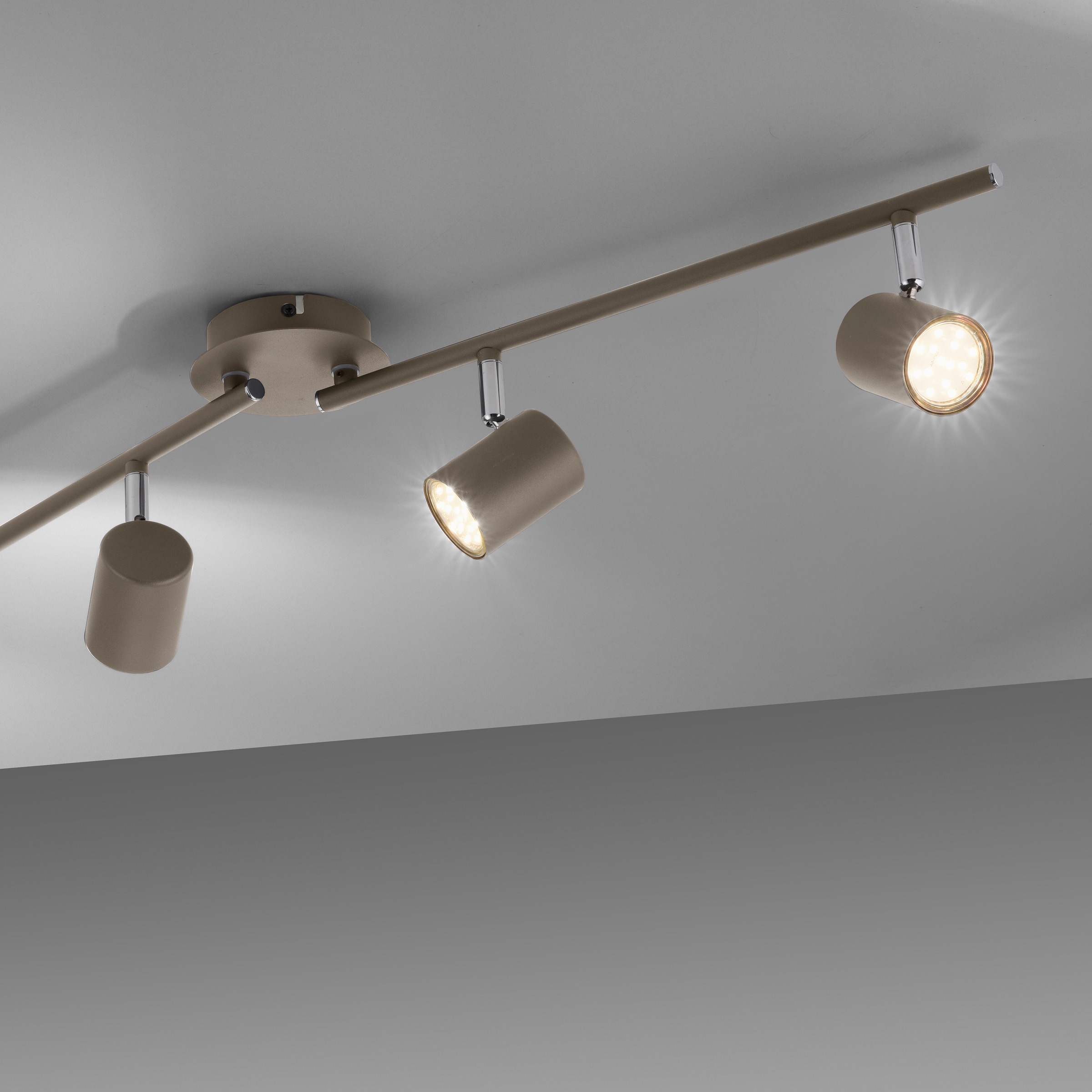 4 warmweißes und | LED Deckenleuchte dreh- BAUR schwenkbare LED-Licht, schlichtes »Maci«, flammig-flammig, home my Design, Spots