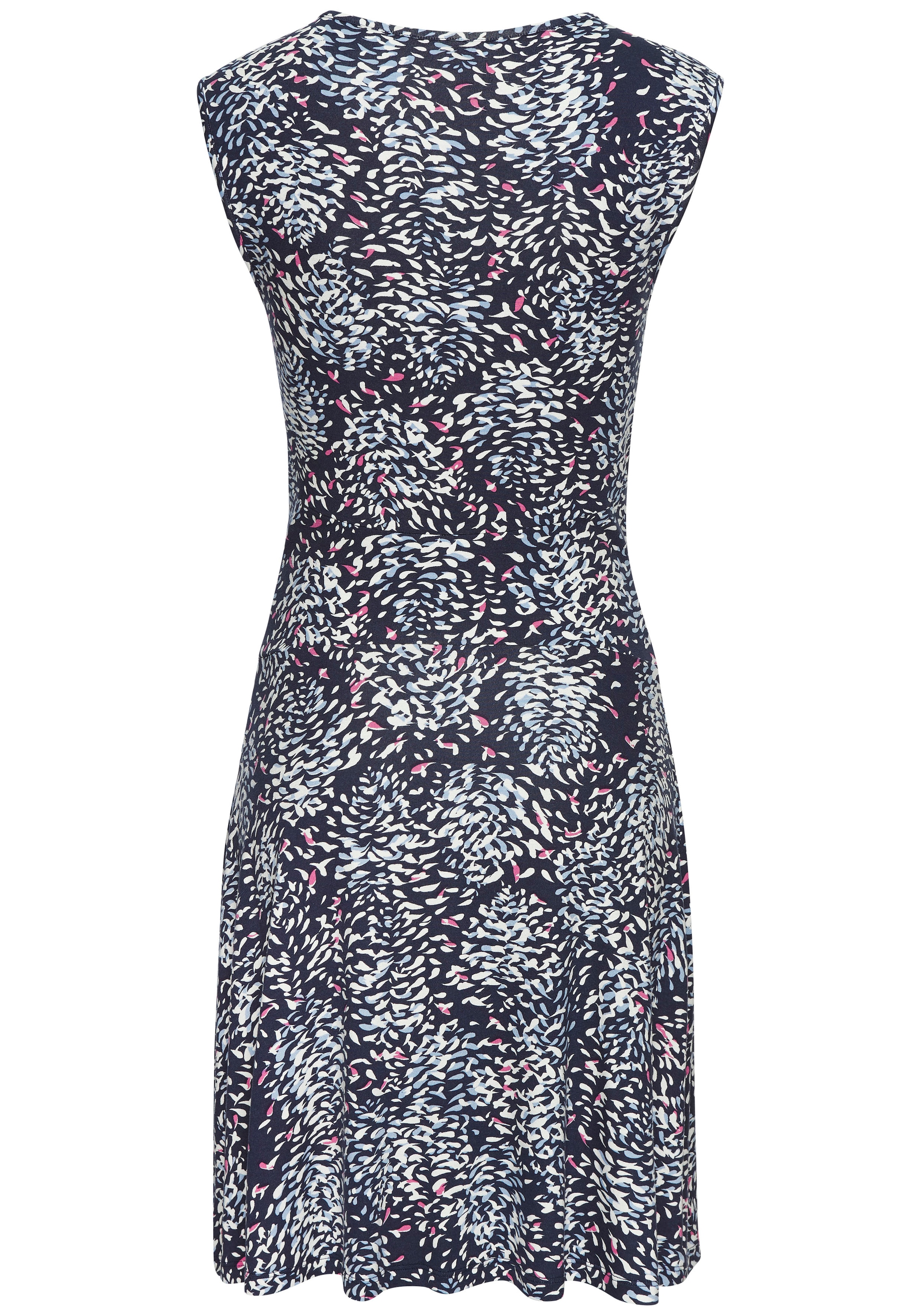 Vivance Sommerkleid, mit Bündchen in der Taille, Strandkleid, Alloverprint