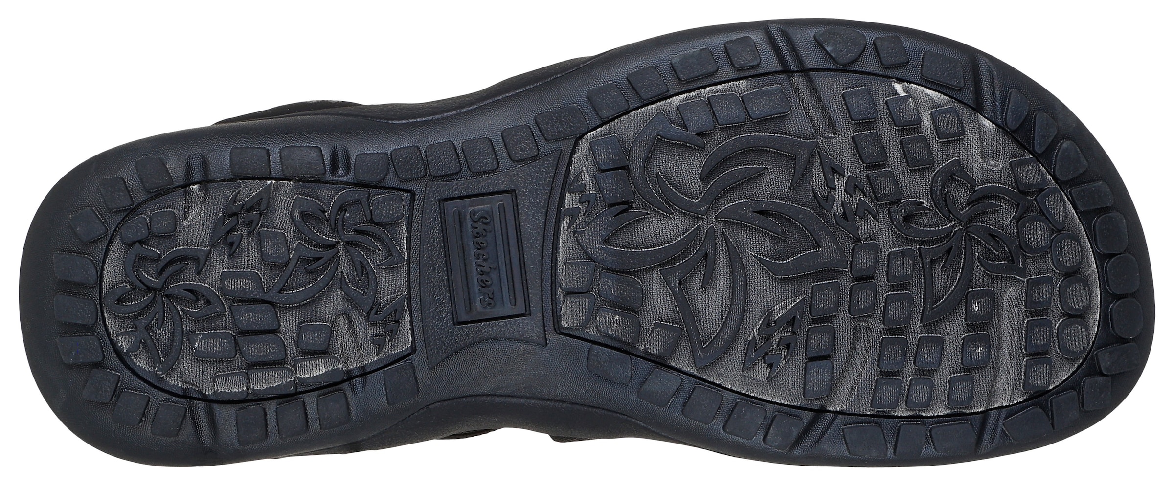 Skechers Sandale »REGGAE SLIM-STRETCH FLEX«, Flats, Trekking Sandale mit Slip-ins Funktion