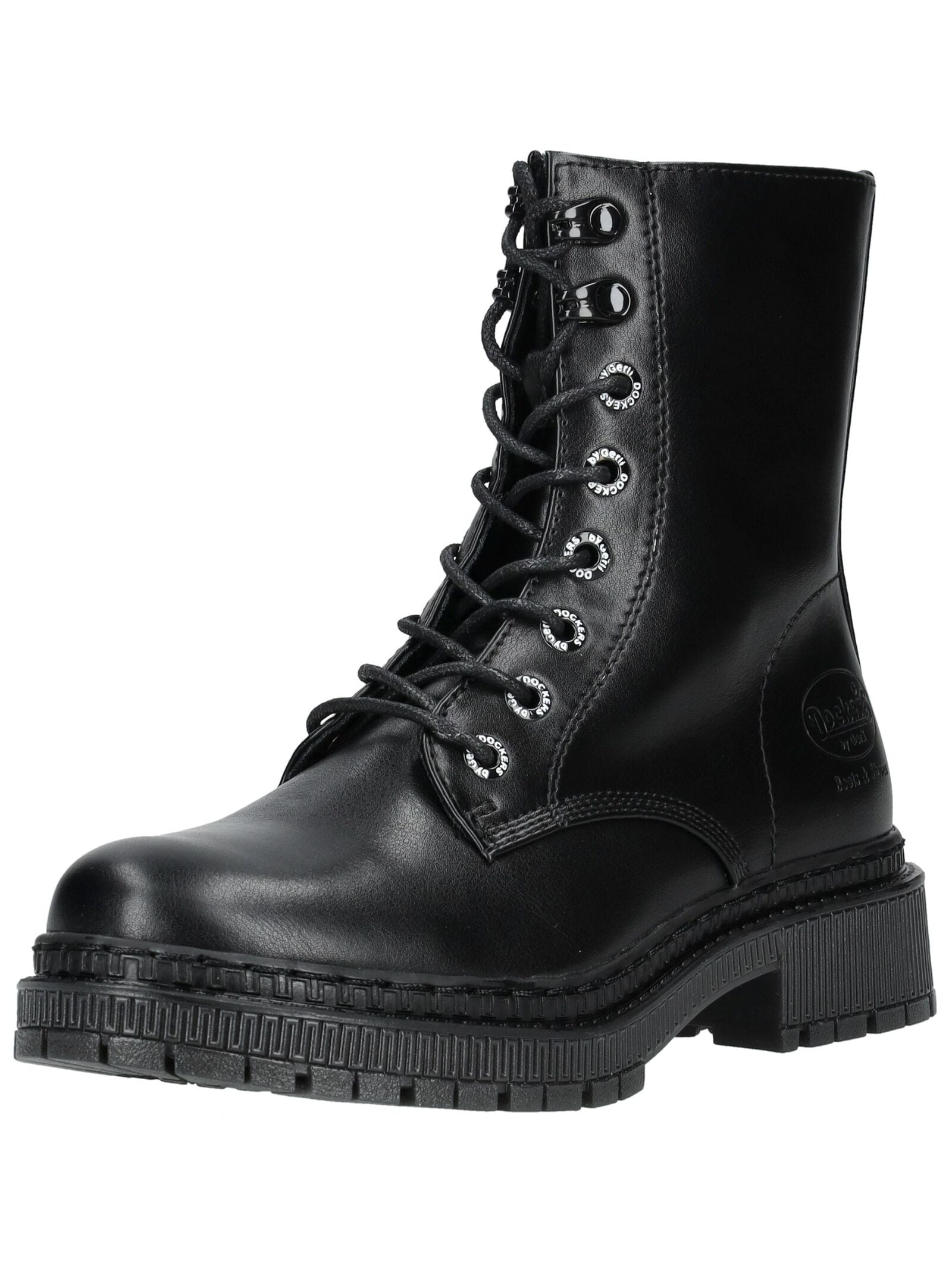 Dockers by Gerli Schnürstiefelette "Dockers by Gerli Stiefelette Lederimita günstig online kaufen