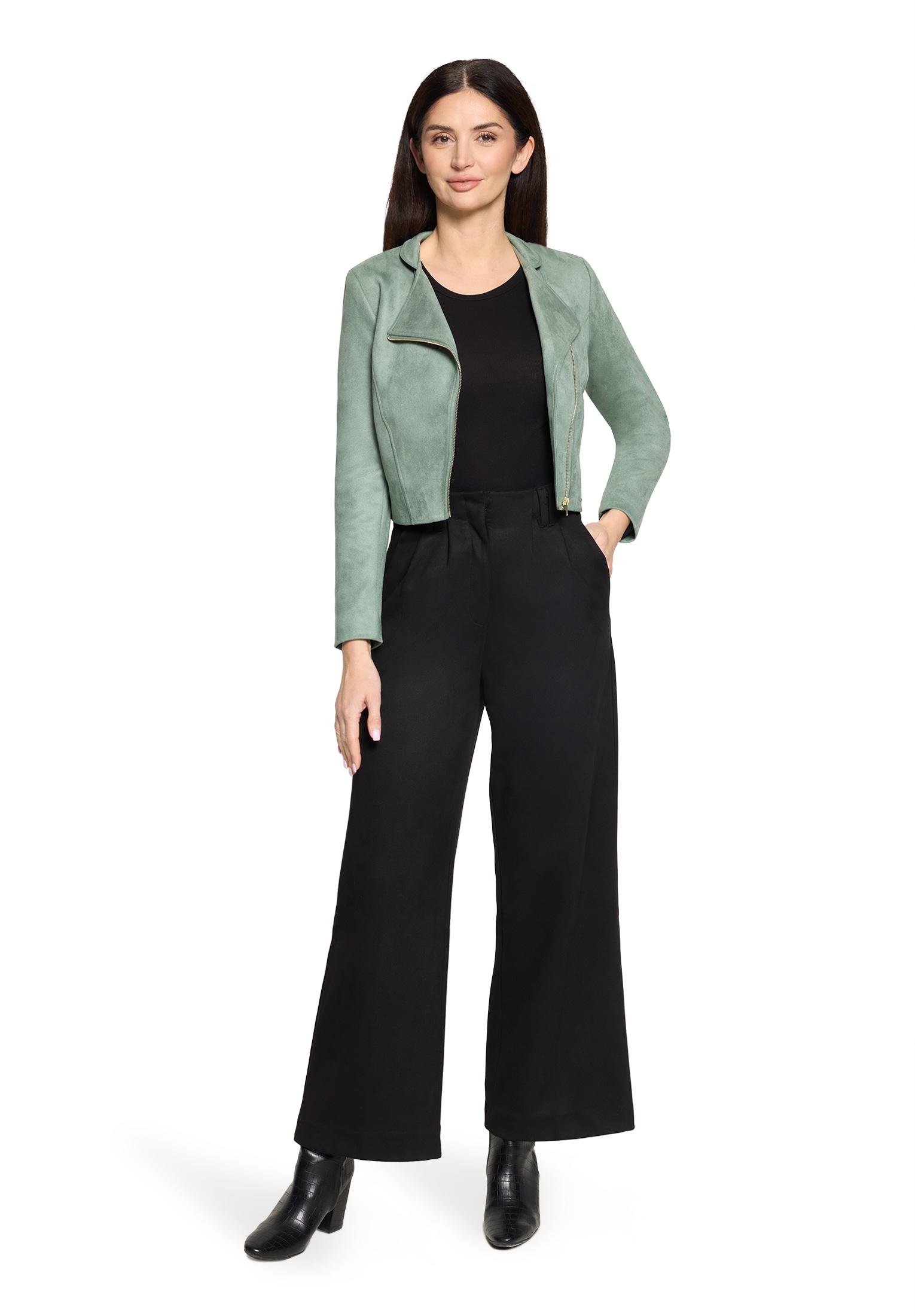 Betty&Co Jackenblazer »Damen mit Stehkragen« Material