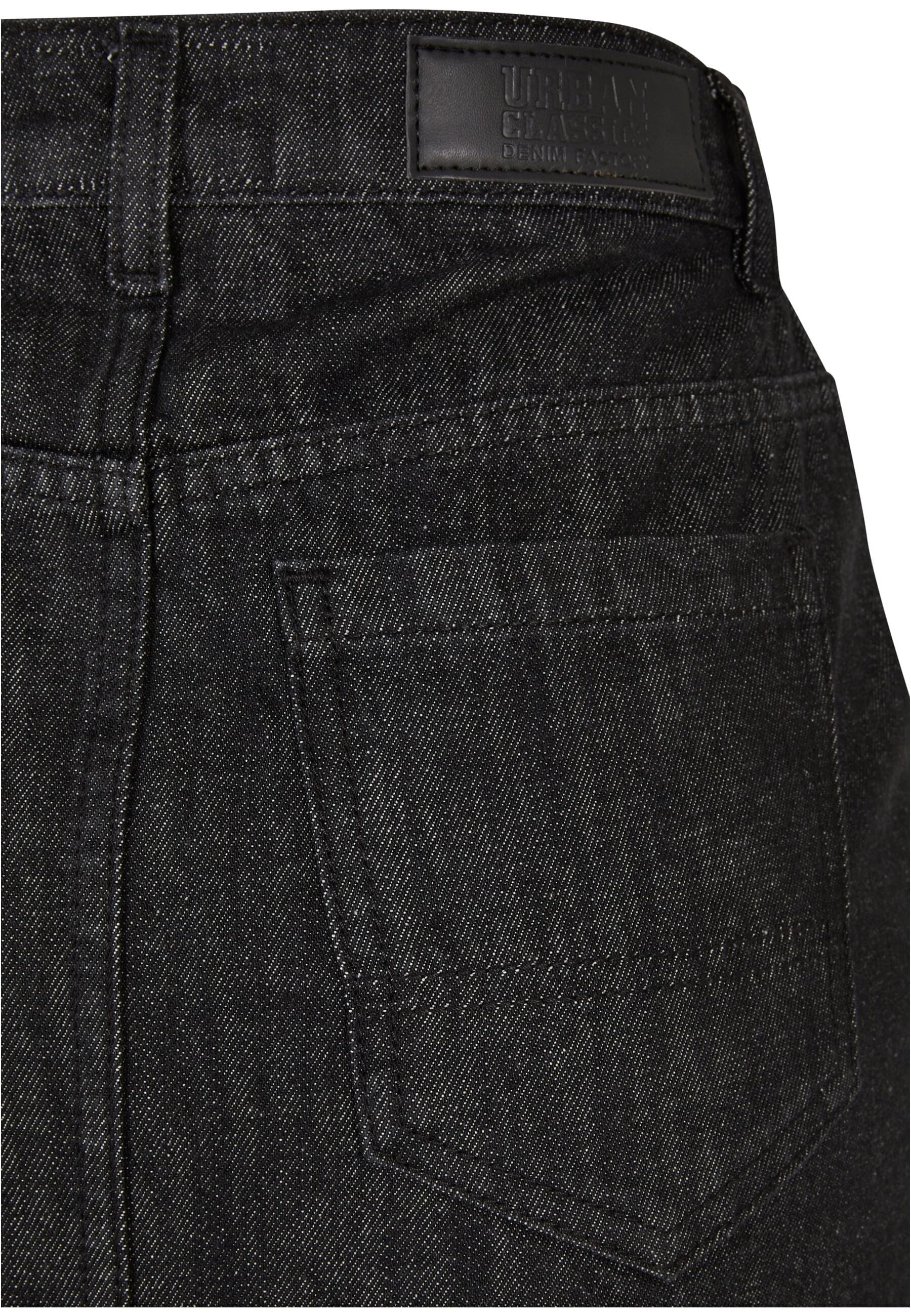 URBAN CLASSICS Jerseyrock »Urban Classics Damen Ladies Midi Denim Skirt«, (1 tlg.)