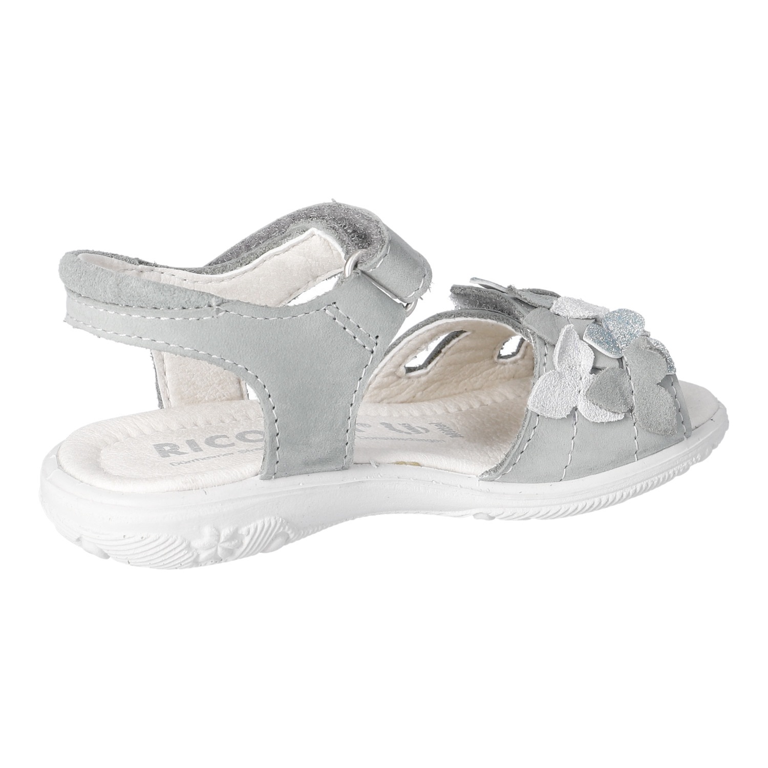 Ricosta Sandale »Mirella«  Klettschuh mit Verzierung, Größenschablone zum Download