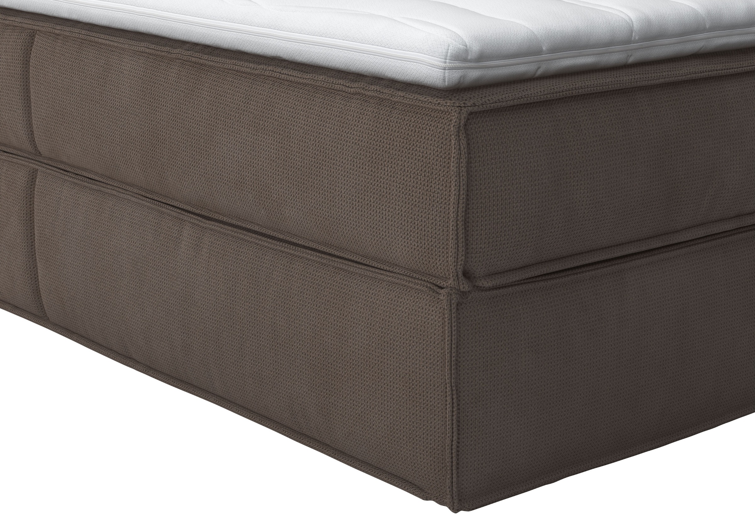 Home affaire Boxspringbett »Milano«, Boxbett inkl. Topper, 2 Matratzen, Härtegrade H2, H3 und H4 wählbar