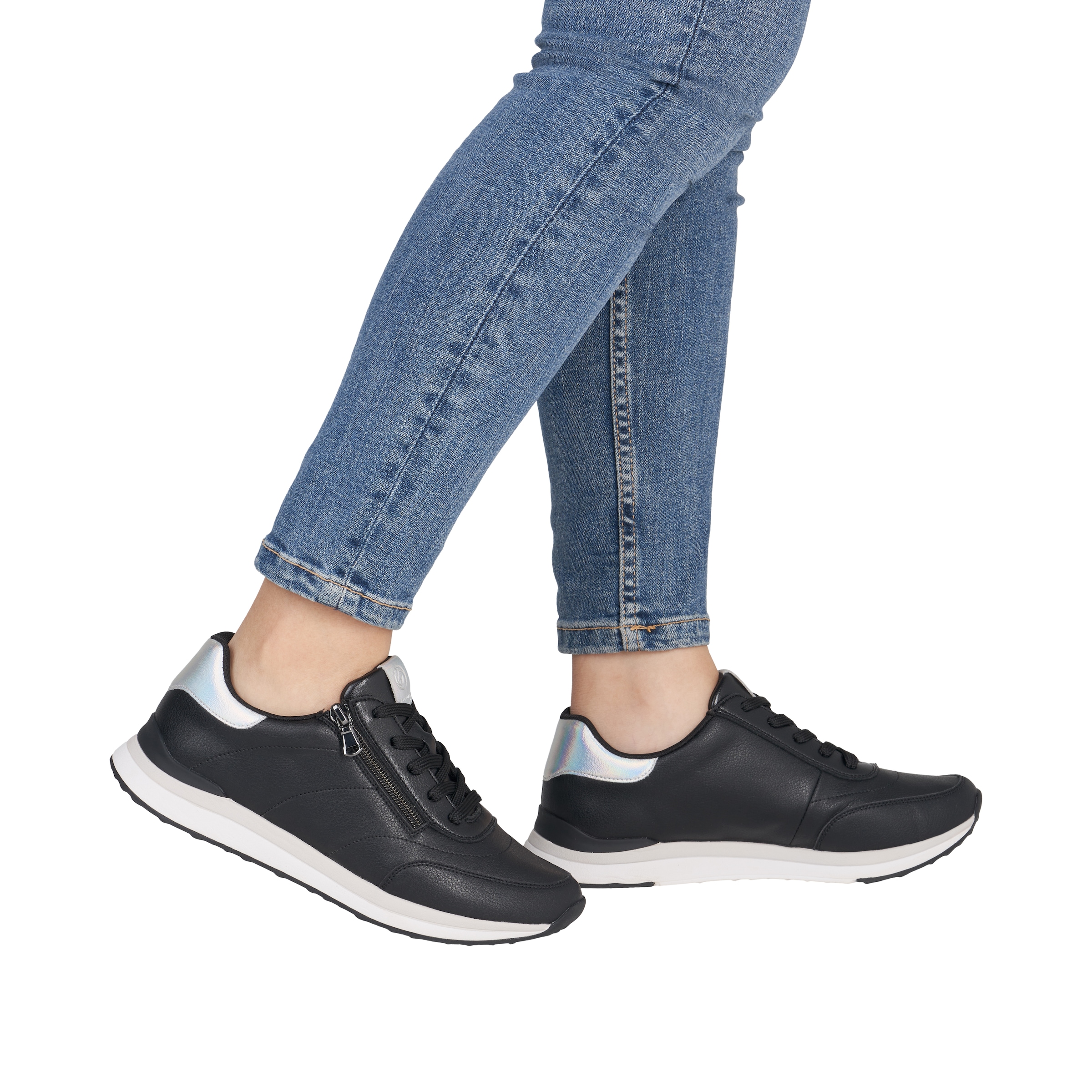 Remonte Plateausneaker  Schnürschuh, Halbschuh, Freizeitsneaker mit gepolstertem Schaftrand