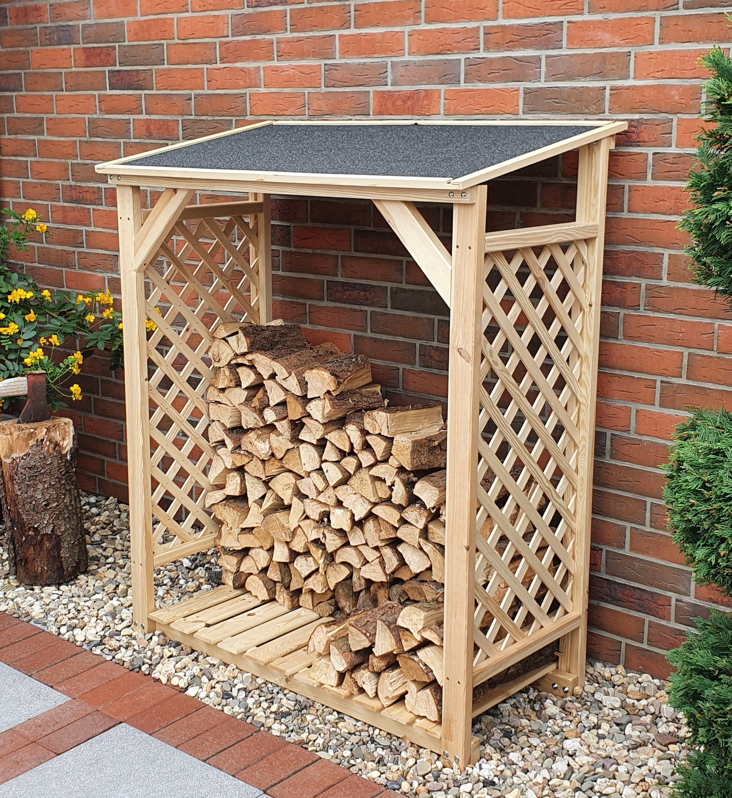 promadino Kaminholzregal "Speyer" günstig online kaufen