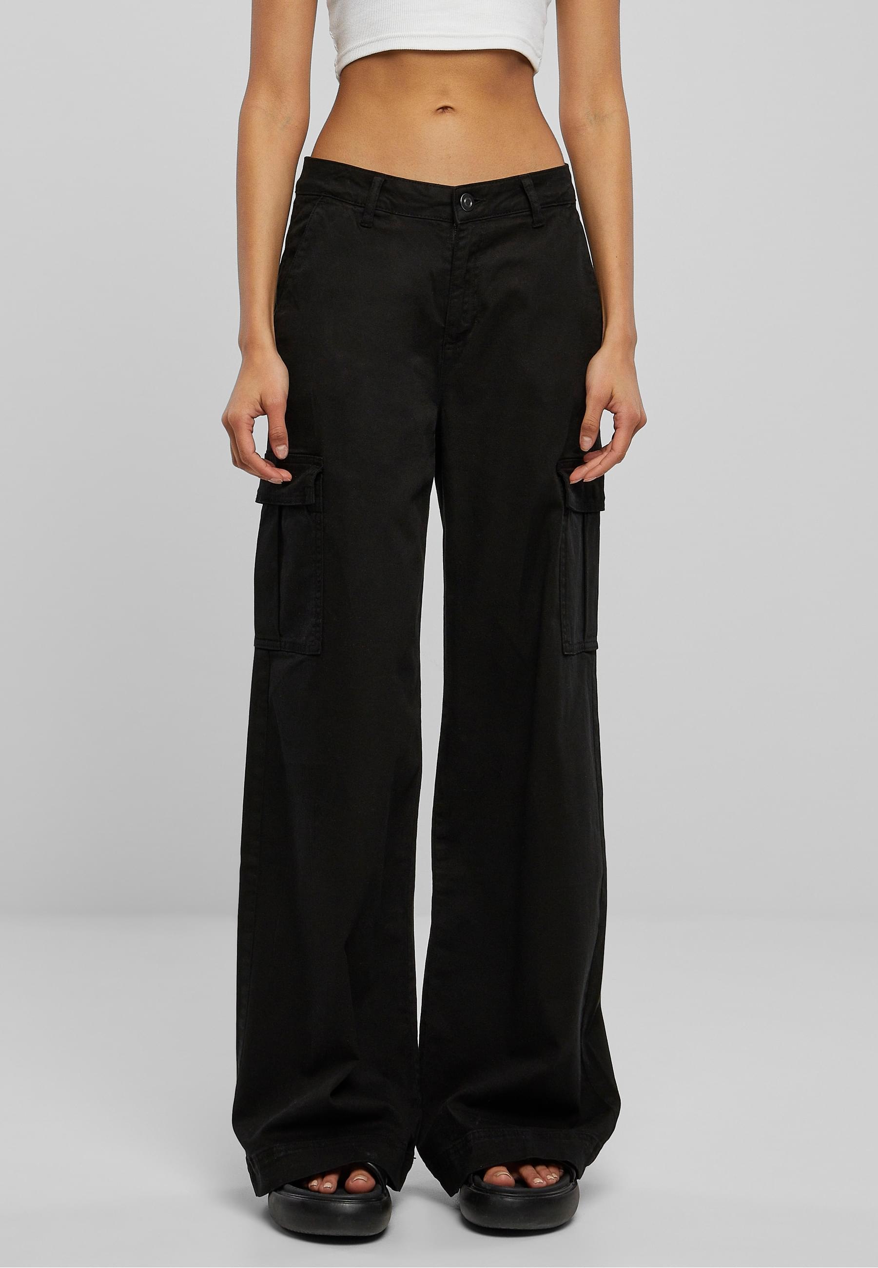 URBAN CLASSICS Stoffhose »Urban Classics Damen«, (1 tlg.)