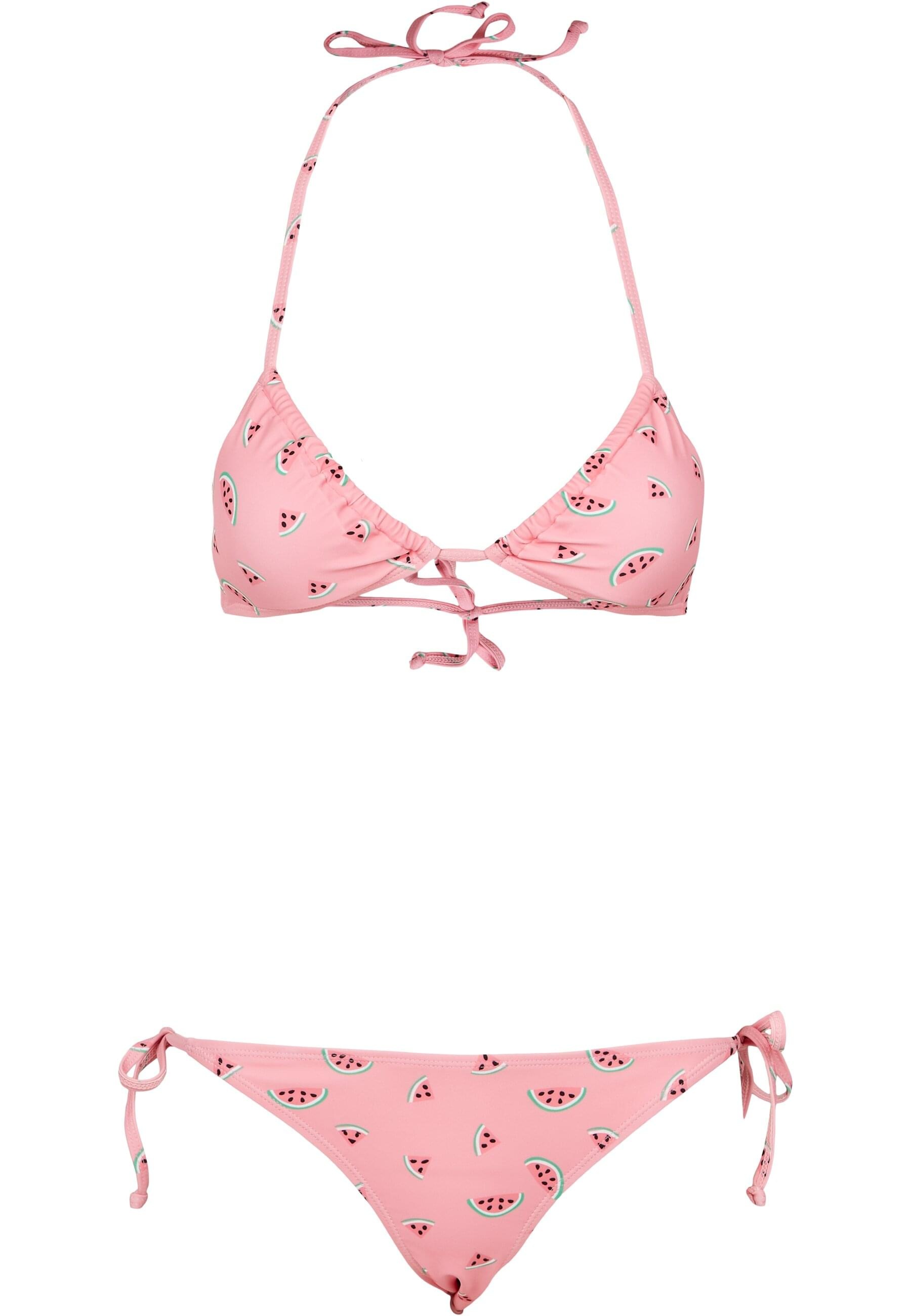 URBAN CLASSICS Bügel-Bikini "Urban Classics Damen Ladies Pattern Bikini" günstig online kaufen