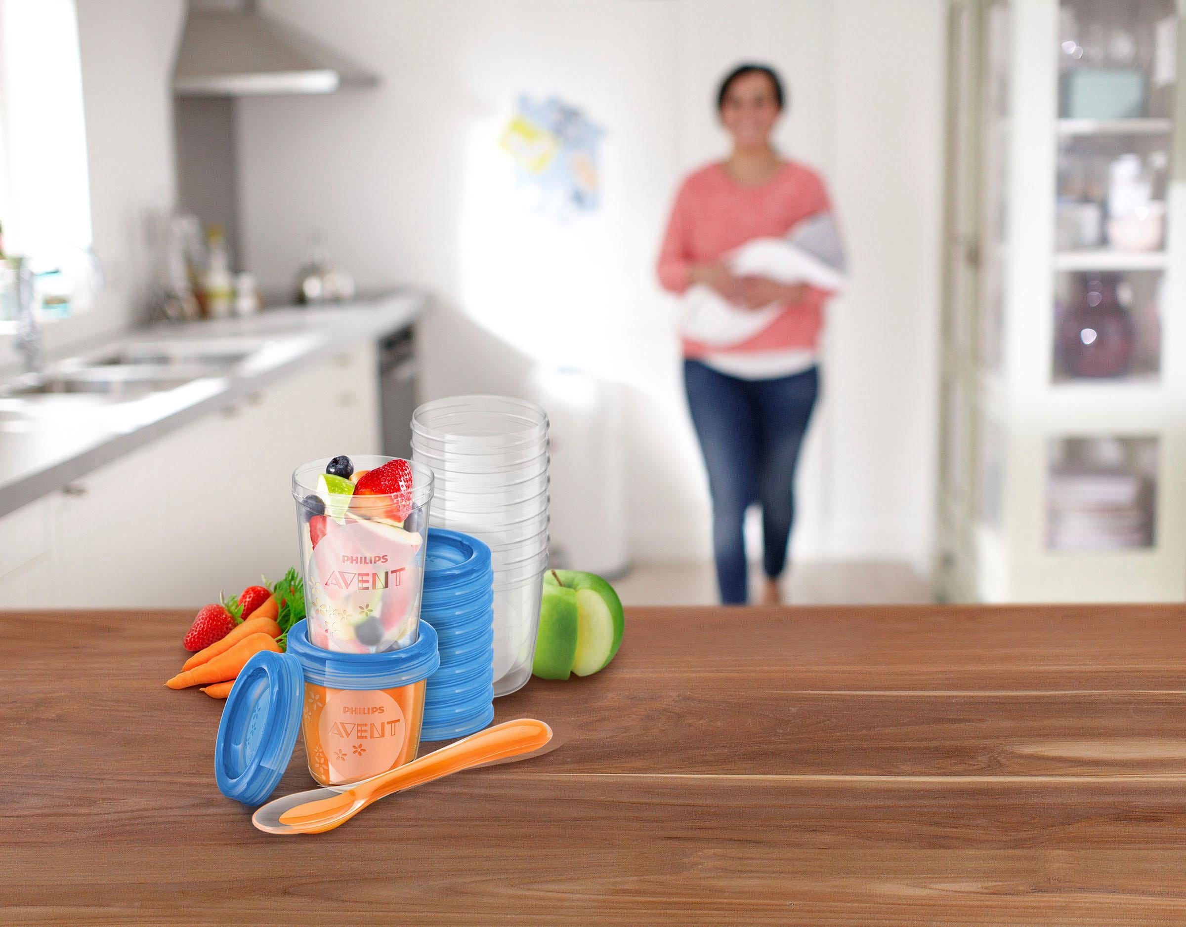 Philips AVENT Aufbewahrungssystem »SCF721/20«, (Set, 41 tlg.), für Babynahrung