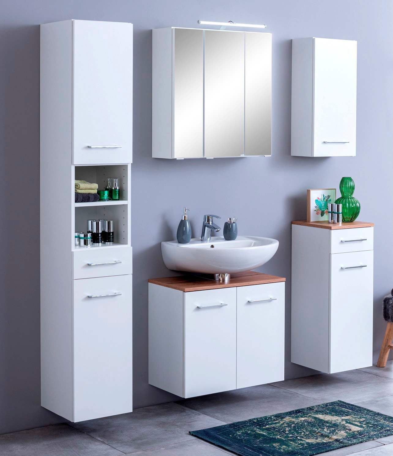 welltime Badmöbel-Set "Avignon" 5 Stk. tlg. günstig online kaufen