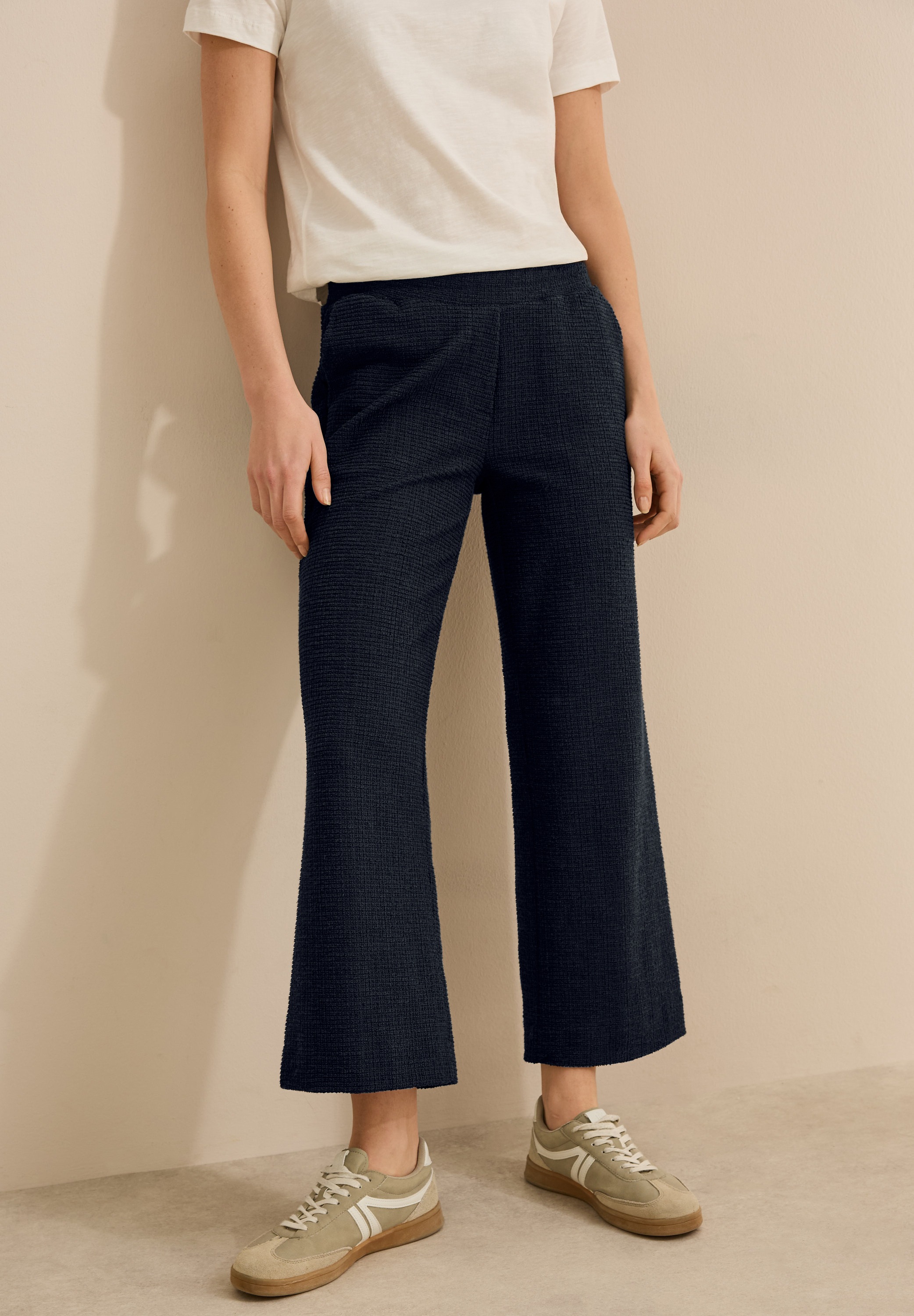Cecil Stoffhose  High Waist