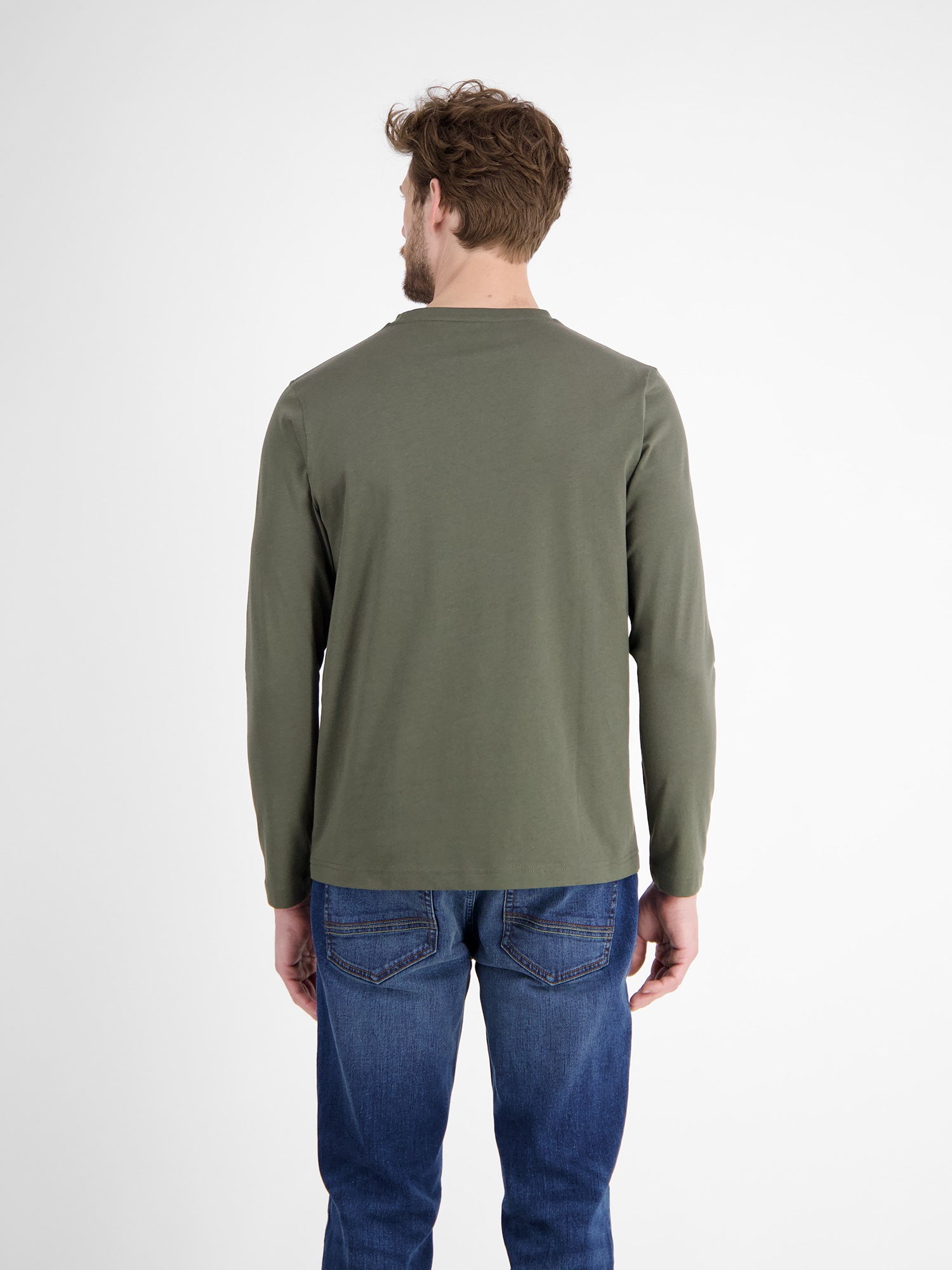 LERROS Longsweatshirt »LERROS Basic-Longsleeve«
