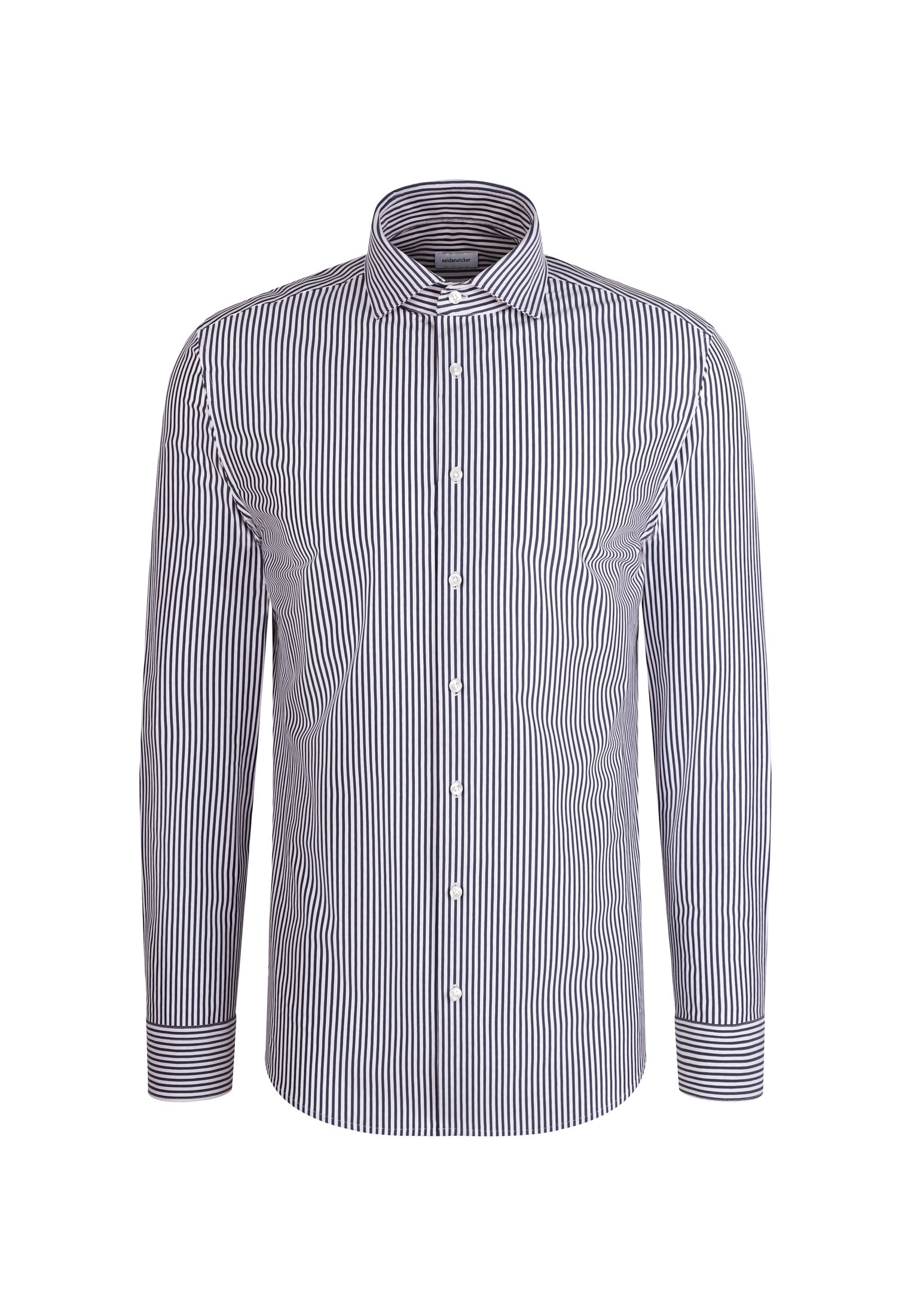 seidensticker Businesshemd »Schwarze Rose« Slim 1/1 Kentkragen Gestreift