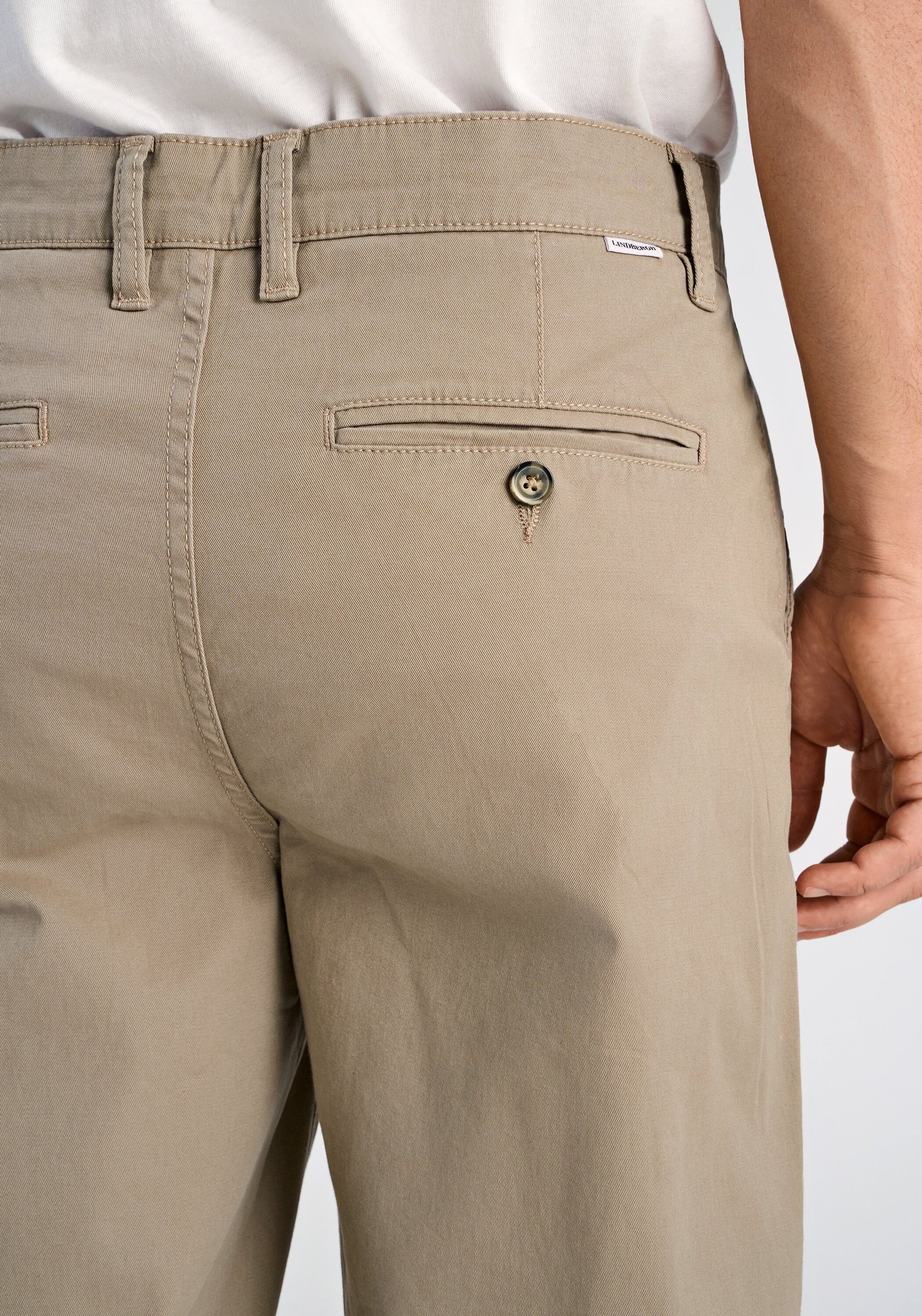 Lindbergh Chino Relaxed Loose Fit Stone 30/30 6