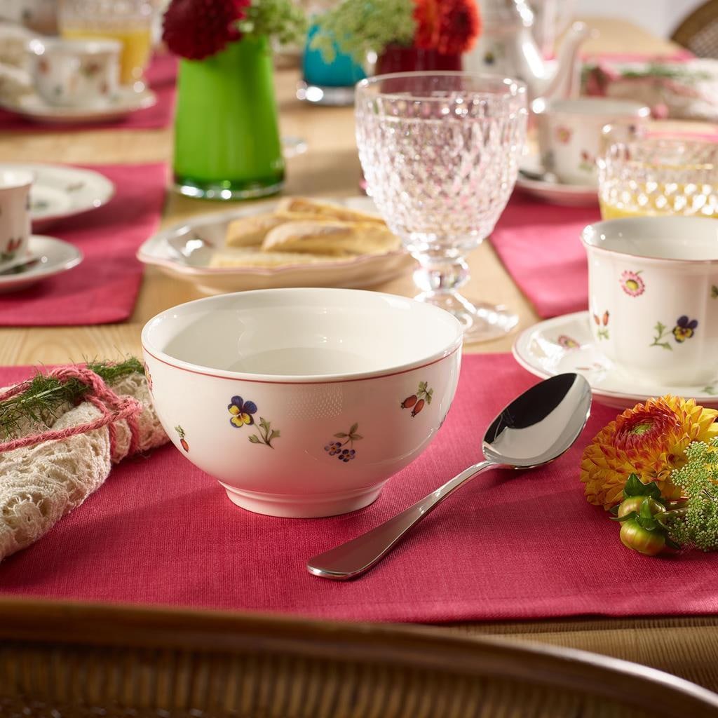 Villeroy & Boch Geschirr-Set »Frühstücks-Set Petite Fleur 18er Set bunt« Spülmaschinenfest, Mikrowellensicher