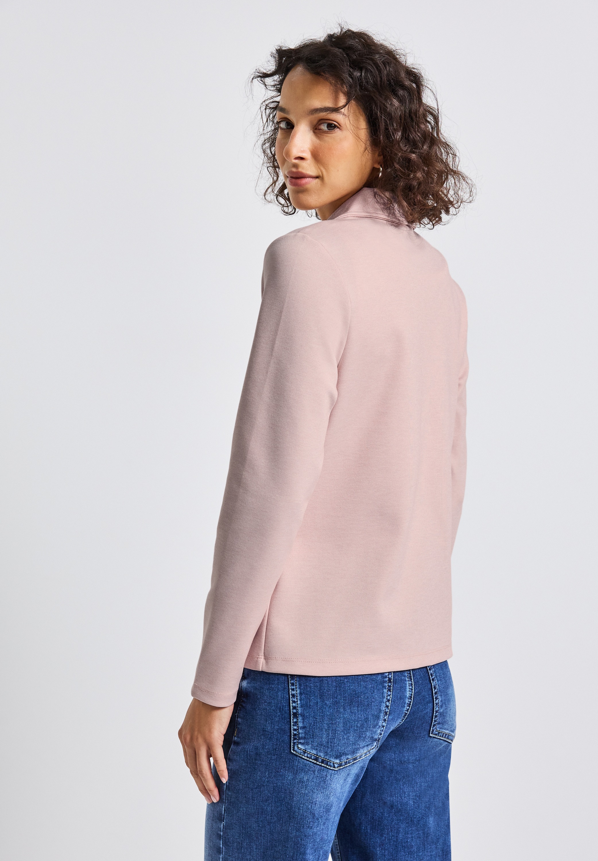 STREET ONE Kurzblazer aus elastischem Materialmix günstig online kaufen